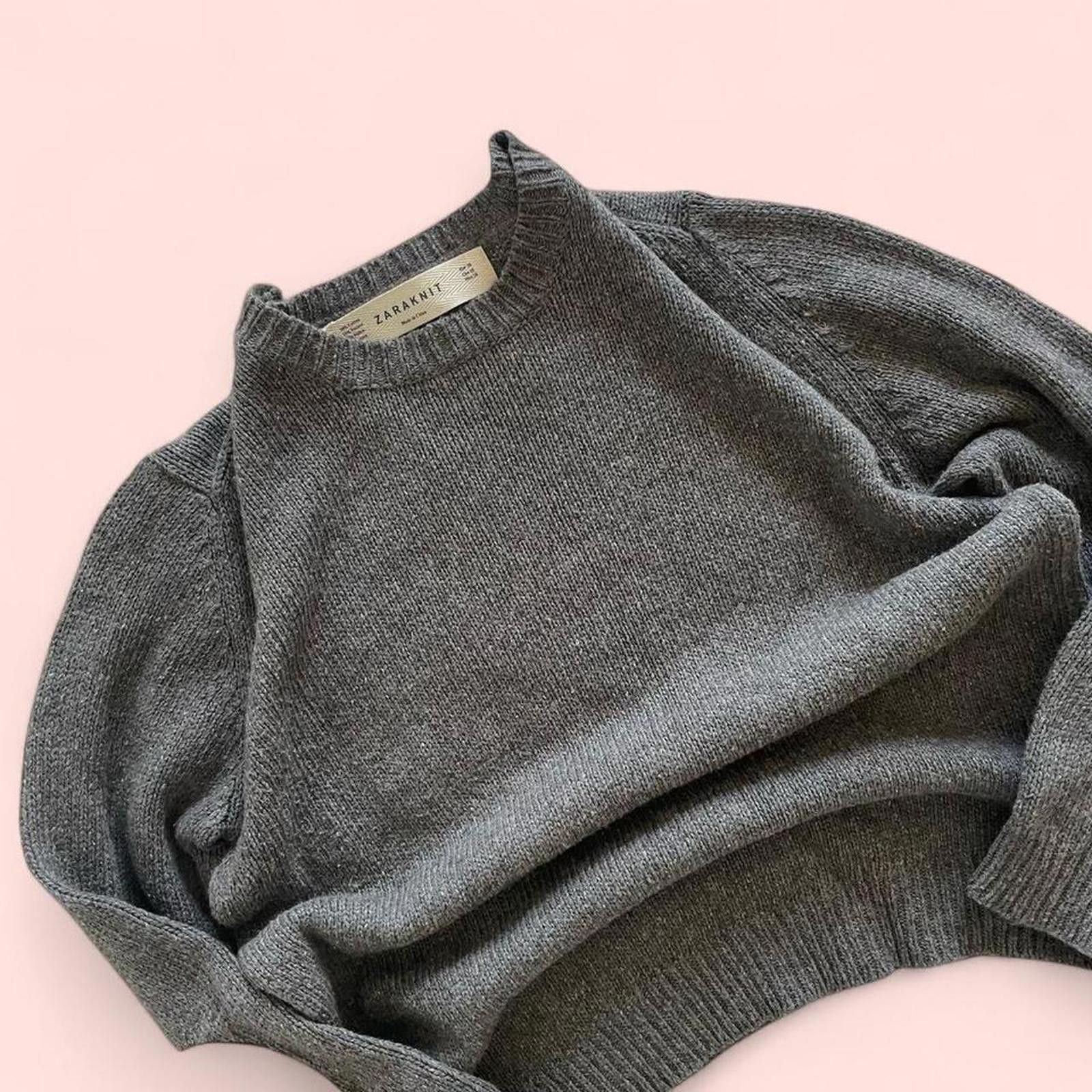 Zara Zara knit Grey sweater Size M / US 6-8 / IT 42-44 - 4 Thumbnail
