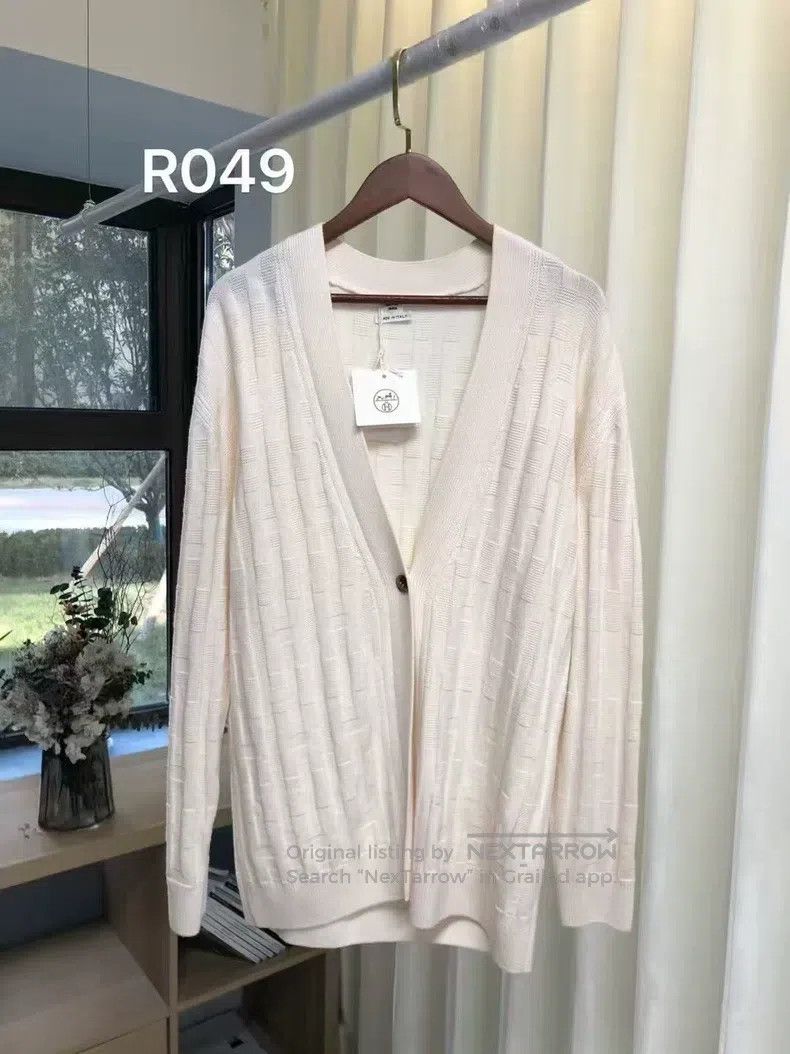 Hermes Hermes Wool Cardigan Size XXS / US 00 / IT 34 - 1 Thumbnail