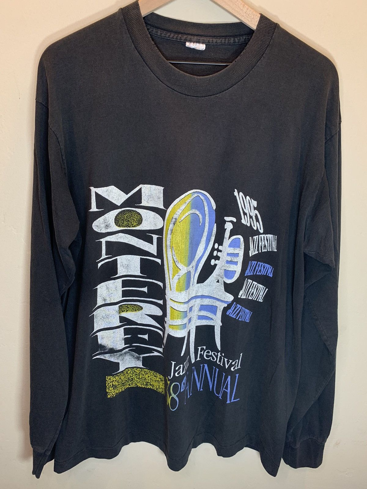 Band Tees *RARE* Vintage 1995 Monterey Jazz Festival Art Rap Tee Shirt Size US XL / EU 56 / 4 - 1 Thumbnail