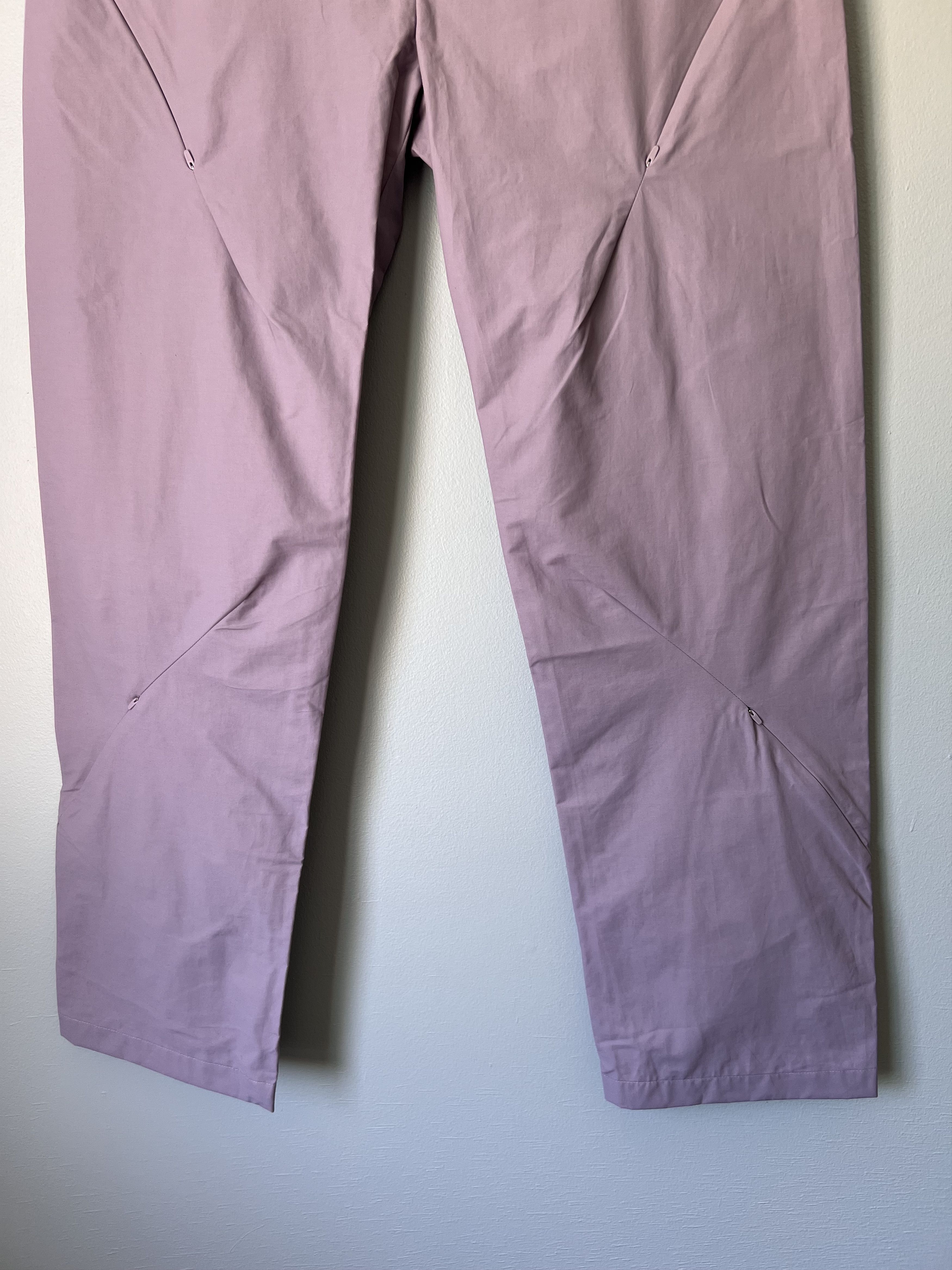 POST ARCHIVE FACTION (PAF) Post Archive Faction 5.0 Right Technical Pants in Lilac Size US 30 / EU 46 - 3 Thumbnail