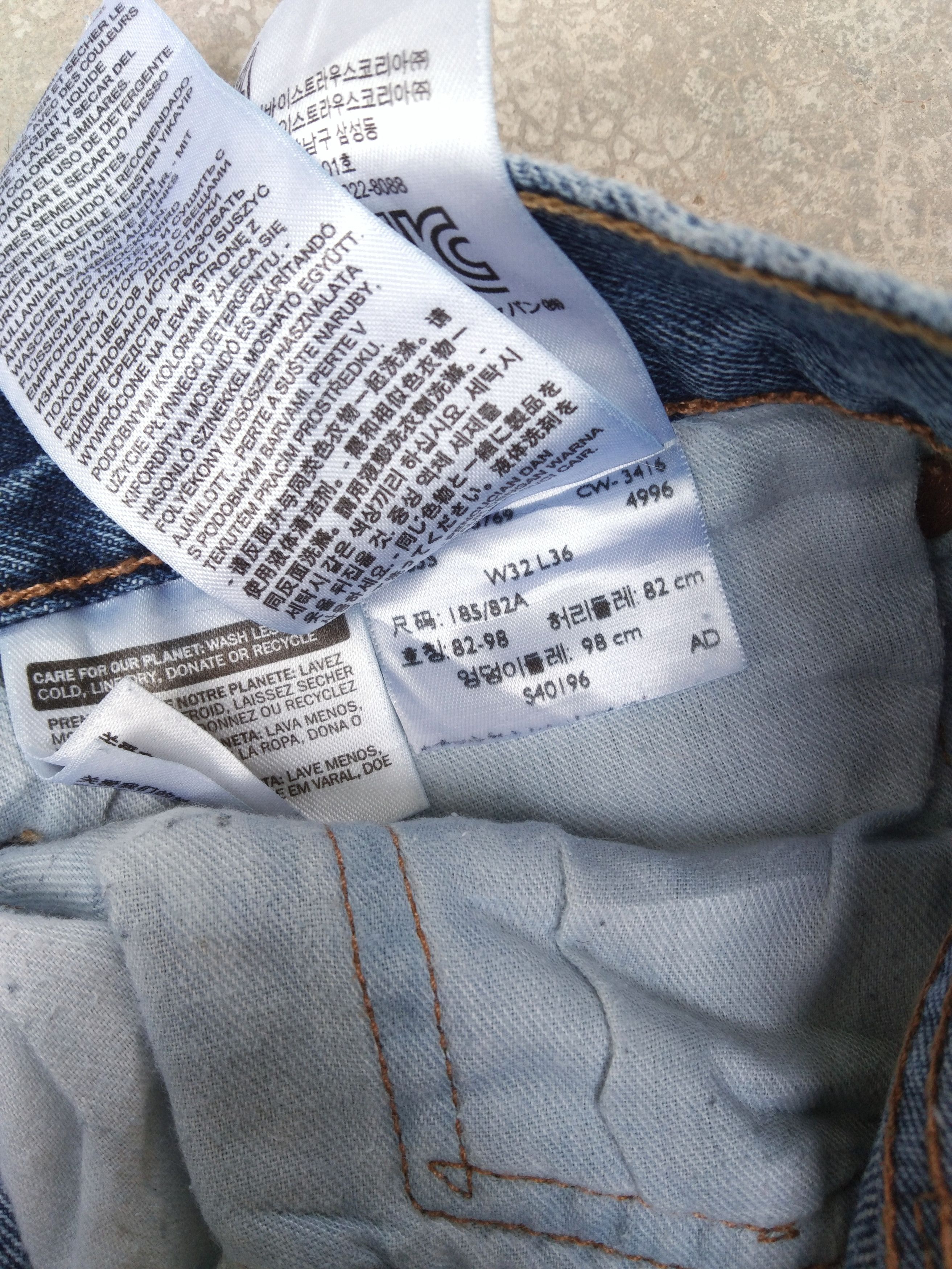 Levi's Vintage Levi's 501 Distressed Jeans 32x34 Size US 32 / EU 48 - 7 Thumbnail