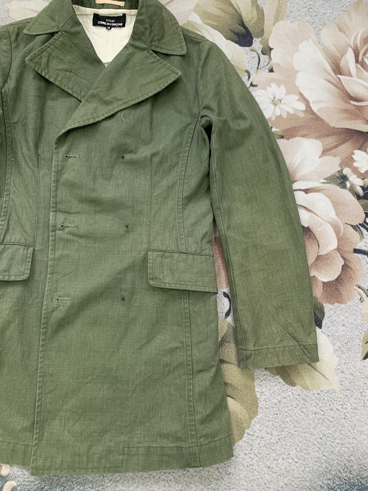 Comme des Garcons Vtg AD2001 Tricot Comme des Garcons Double Breast Coat Jkt Size US M / EU 48-50 / 2 - 3 Thumbnail