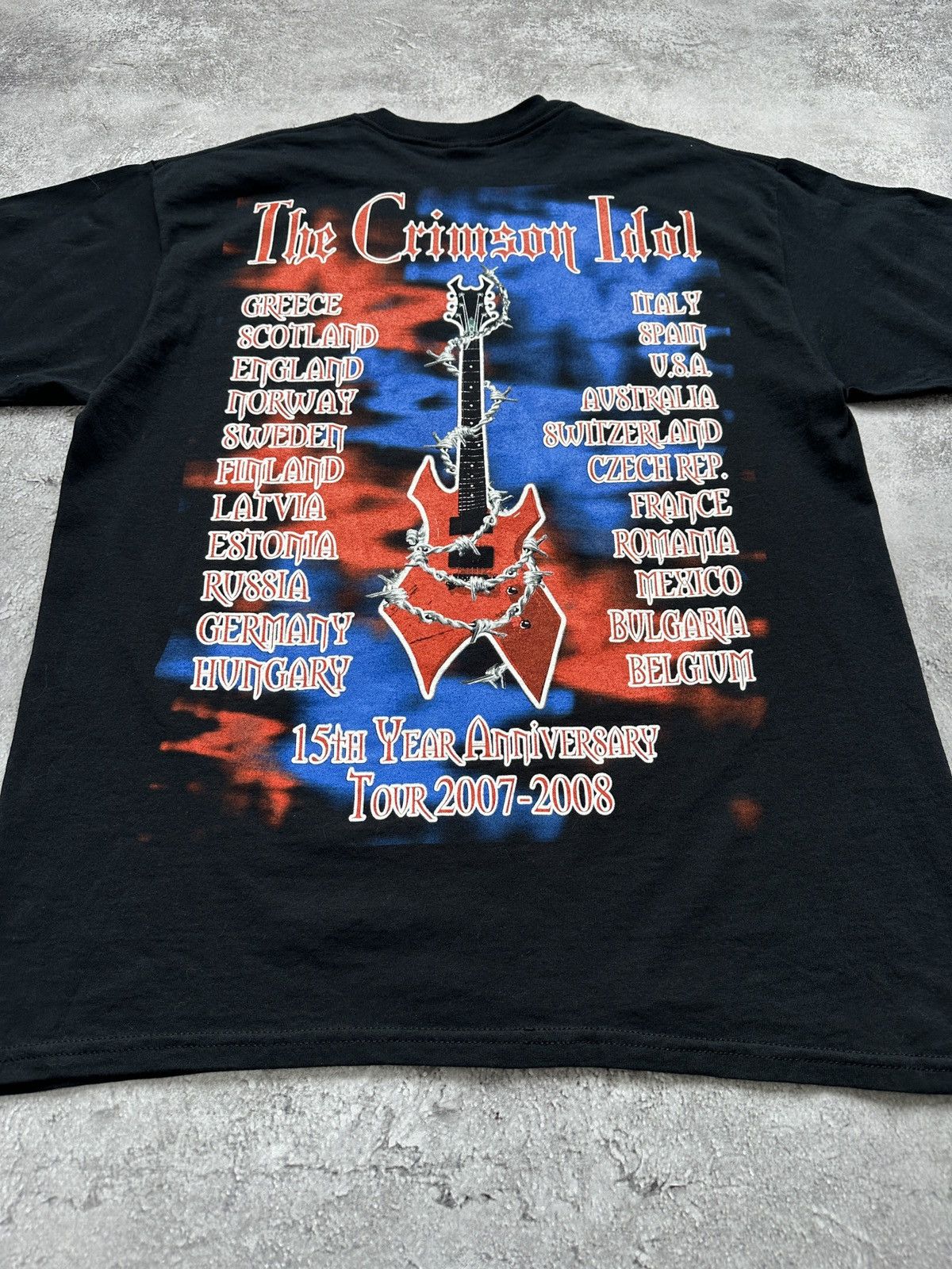 Band Tees W.A.S.P. Crimson Idol 15 Year Anniversary Tour 2007/08 Shirt Size US L / EU 52-54 / 3 - 7 Thumbnail