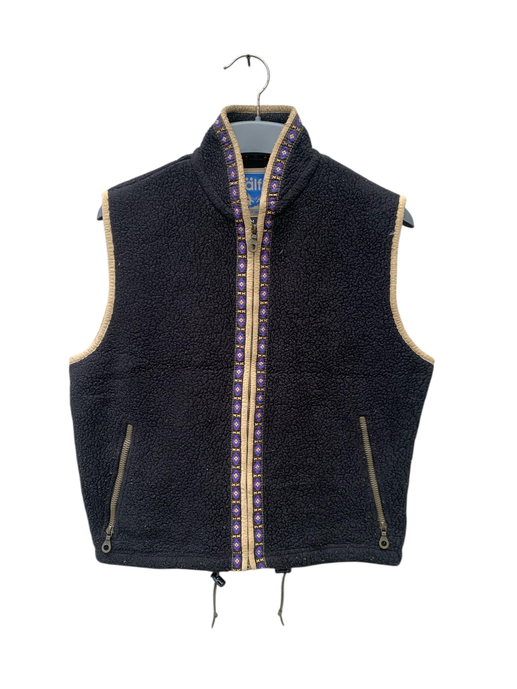 Vintage ALF Made In Usa riri zipper Fleece Sleeveless