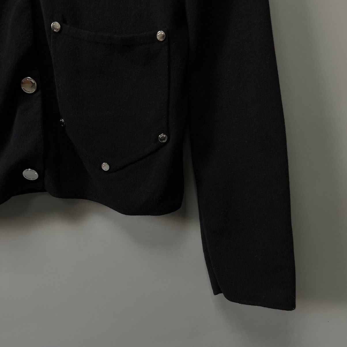 Love Moschino Love Moschino Cardigan With Logo In Black Size M / US 6-8 / IT 42-44 - 11 Thumbnail