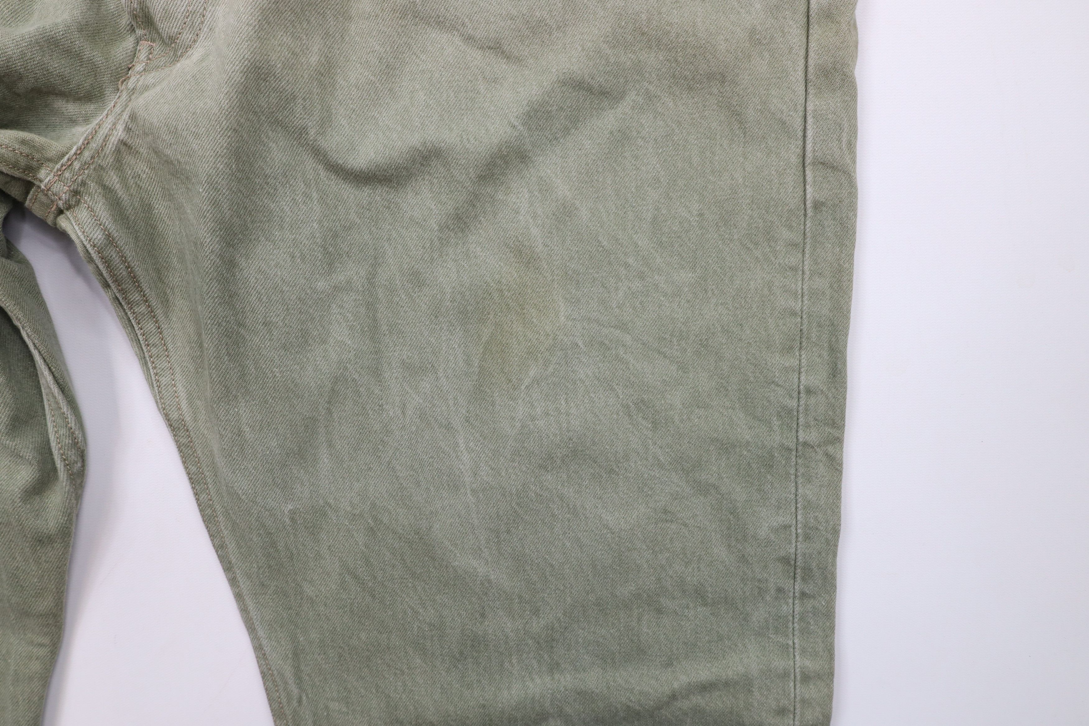 Levi's × Vintage Vintage Y2K Levis 501xx Original Fit Button Fly Jeans Green Size US 44 / EU 60 - 6 Thumbnail