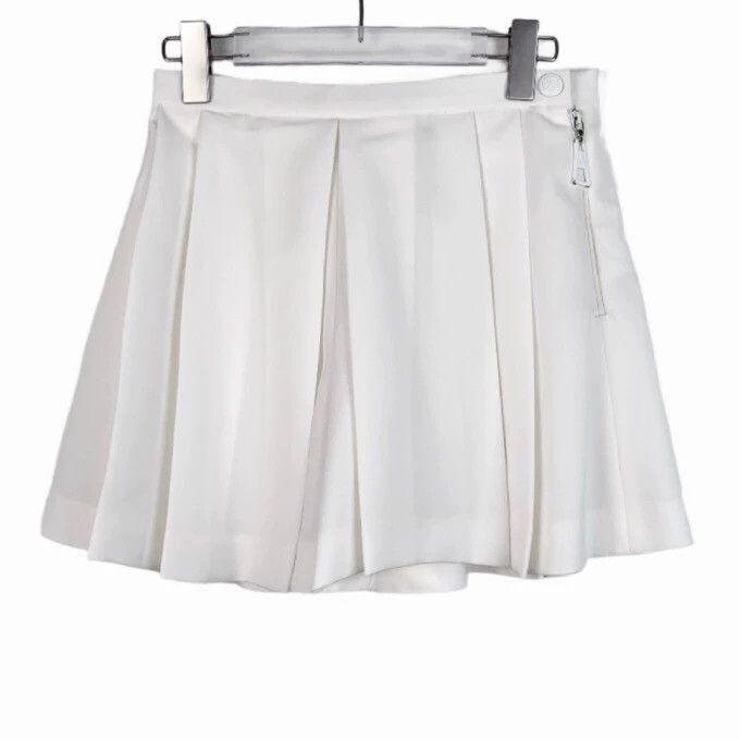 Louis Vuitton Louis Vuitton 22 logo zipper mulberry silk-blend white ple Size 37" - 1 Thumbnail