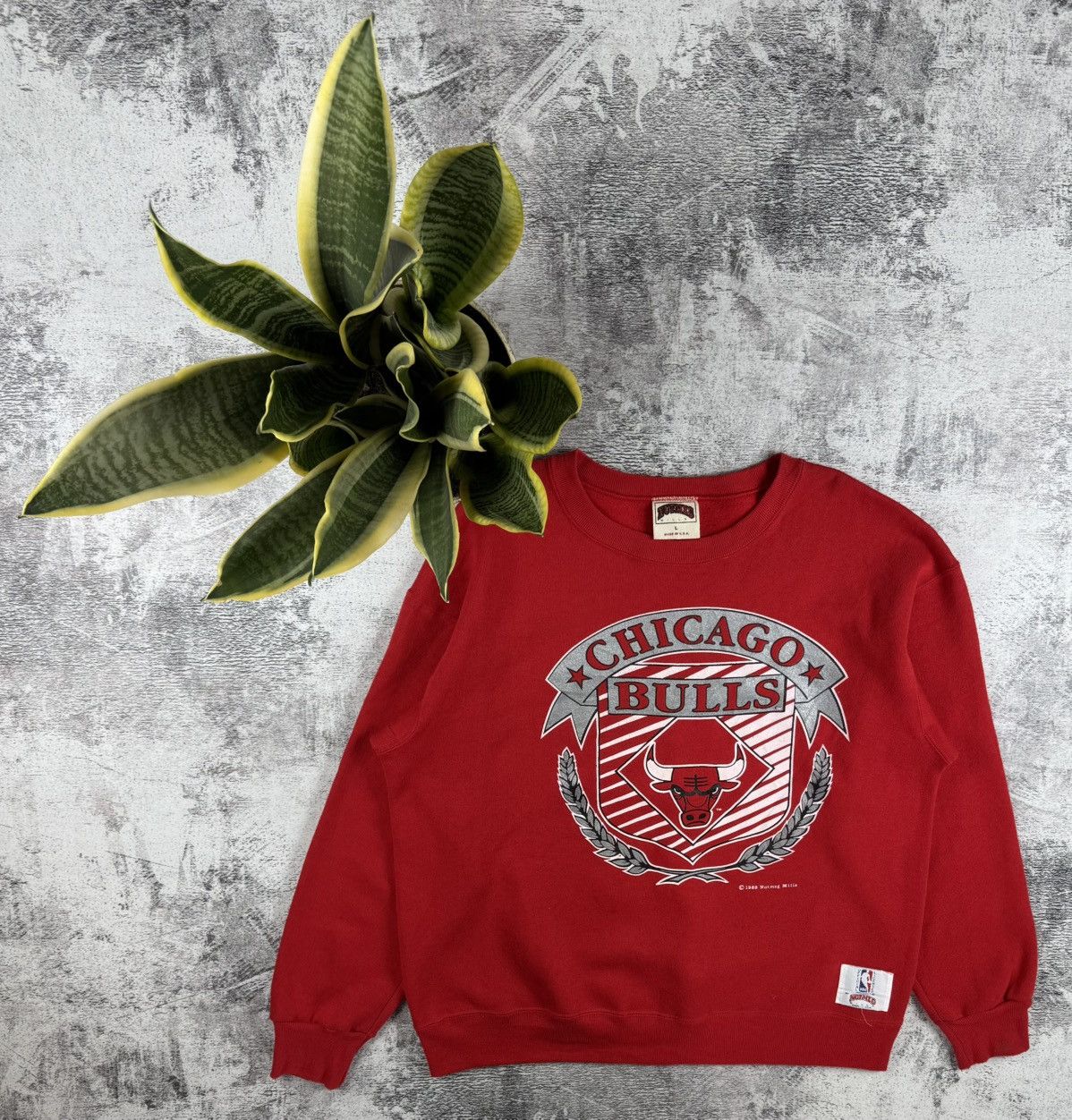 NBA 1989 Chicago Bulls NBA Varsity Sweatshirt Hoodie Pullover Size US L / EU 52-54 / 3 - 1 Thumbnail