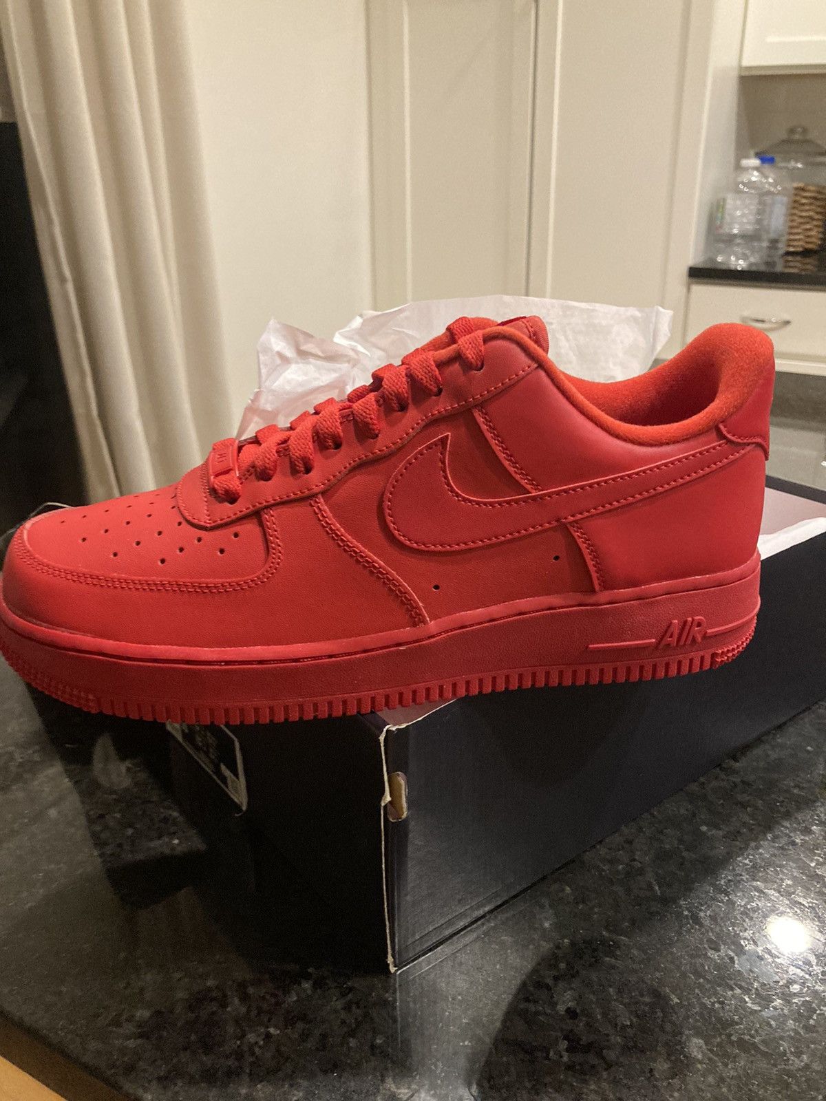 Nike RED AIR FORCE 1 | Grailed