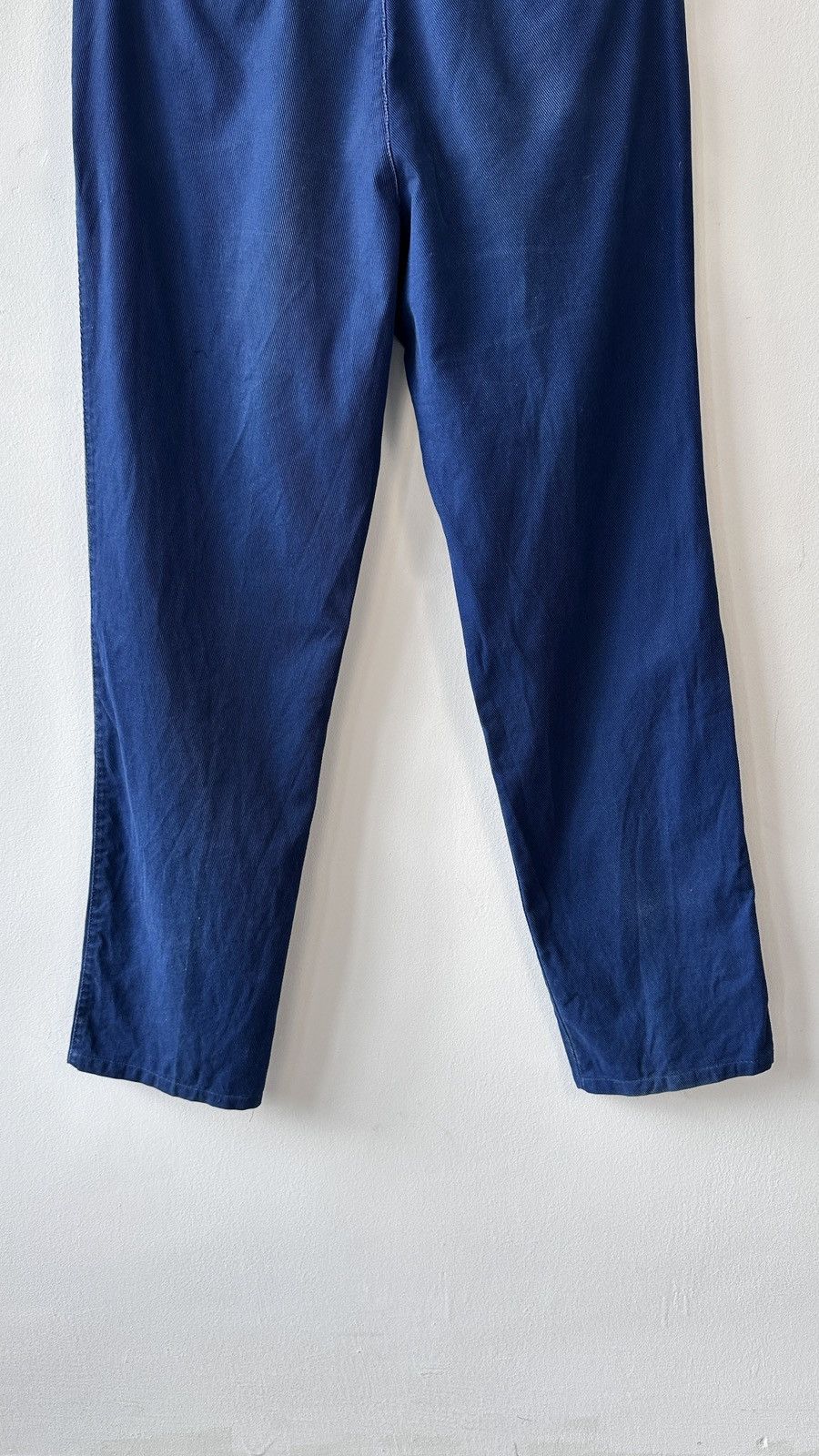 Ermenegildo Zegna Ermenegildo Zegna Navy Blue Cotton Trousers Pants Pleated Size US 36 / EU 52 - 12 Thumbnail