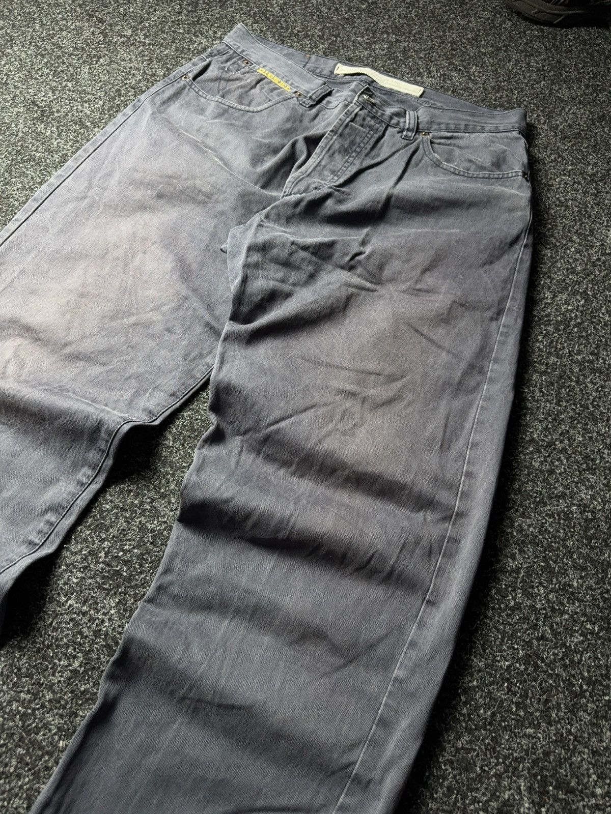 Diesel Avant Garde 90s Retro Y2K Luxury Faded Diesel pants Jeans Size US 33 - 6 Thumbnail