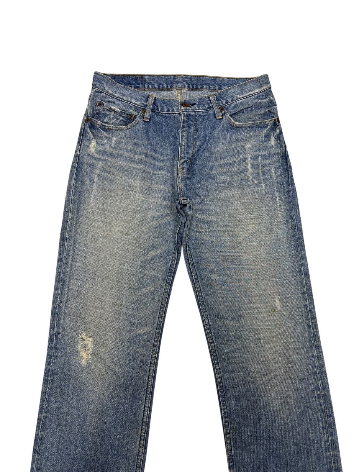 Kapital 🔥LEVIS Y2K REGULAR FIT DISTRESSED DENIM JEANS Size US 32 / EU 48 - 5 Thumbnail