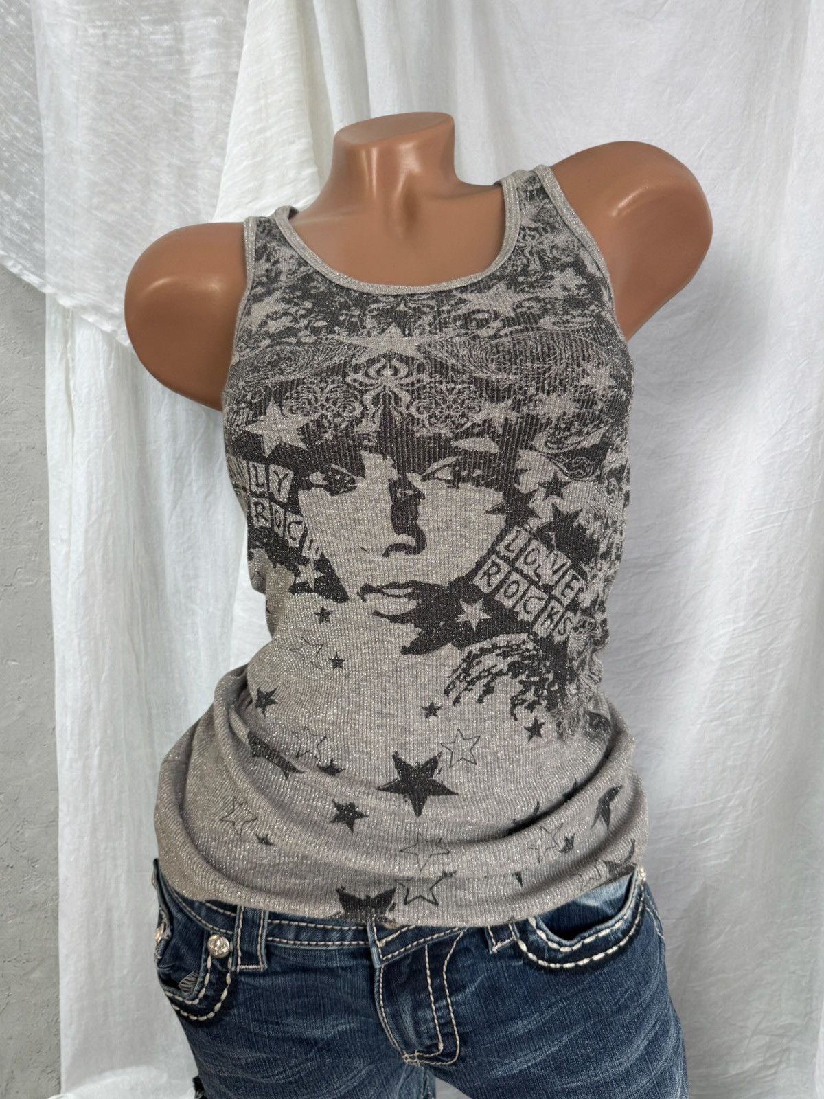 Hysteric Glamour 2000’s Aesthetic Super Sexy Glam Vintage Y2K Tank Top Size S / US 4 / IT 40 - 1 Thumbnail