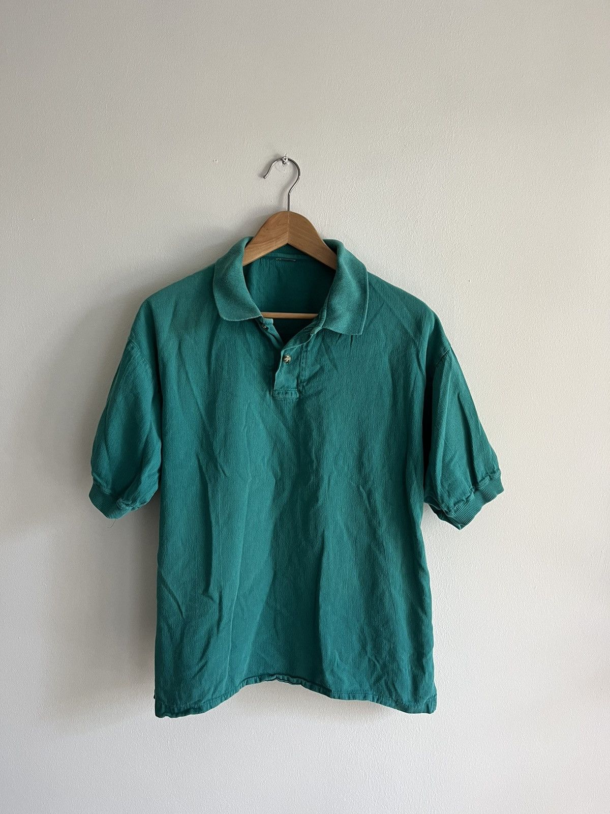 Vintage Green Boxy Vintage 80s Polo Tortoise Button 80s Prep Size US M / EU 48-50 / 2 - 3 Thumbnail