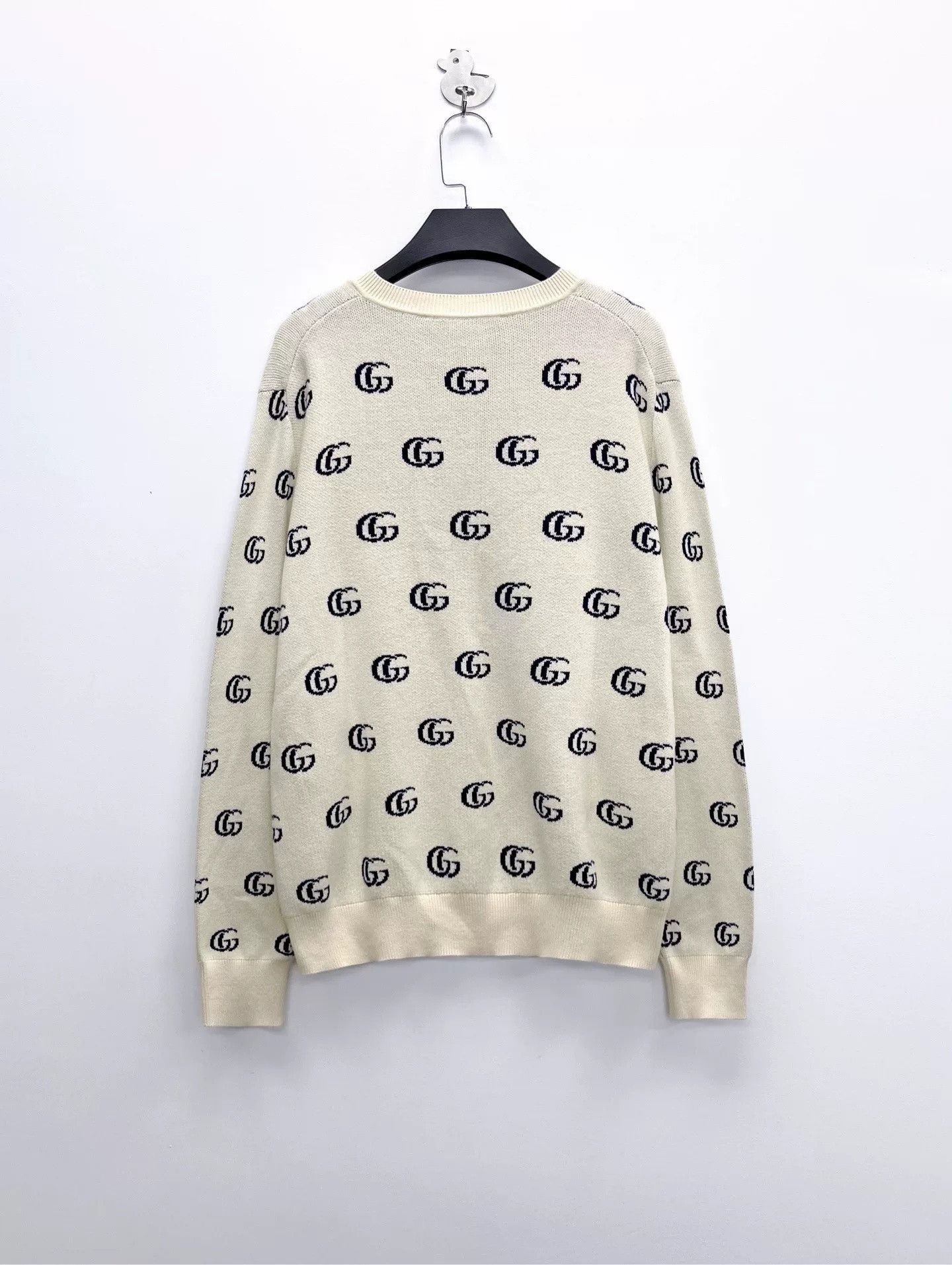 Gucci Gucci GG Monogram All-Over Print Knit Sweater Size US S / EU 44-46 / 1 - 2 Thumbnail