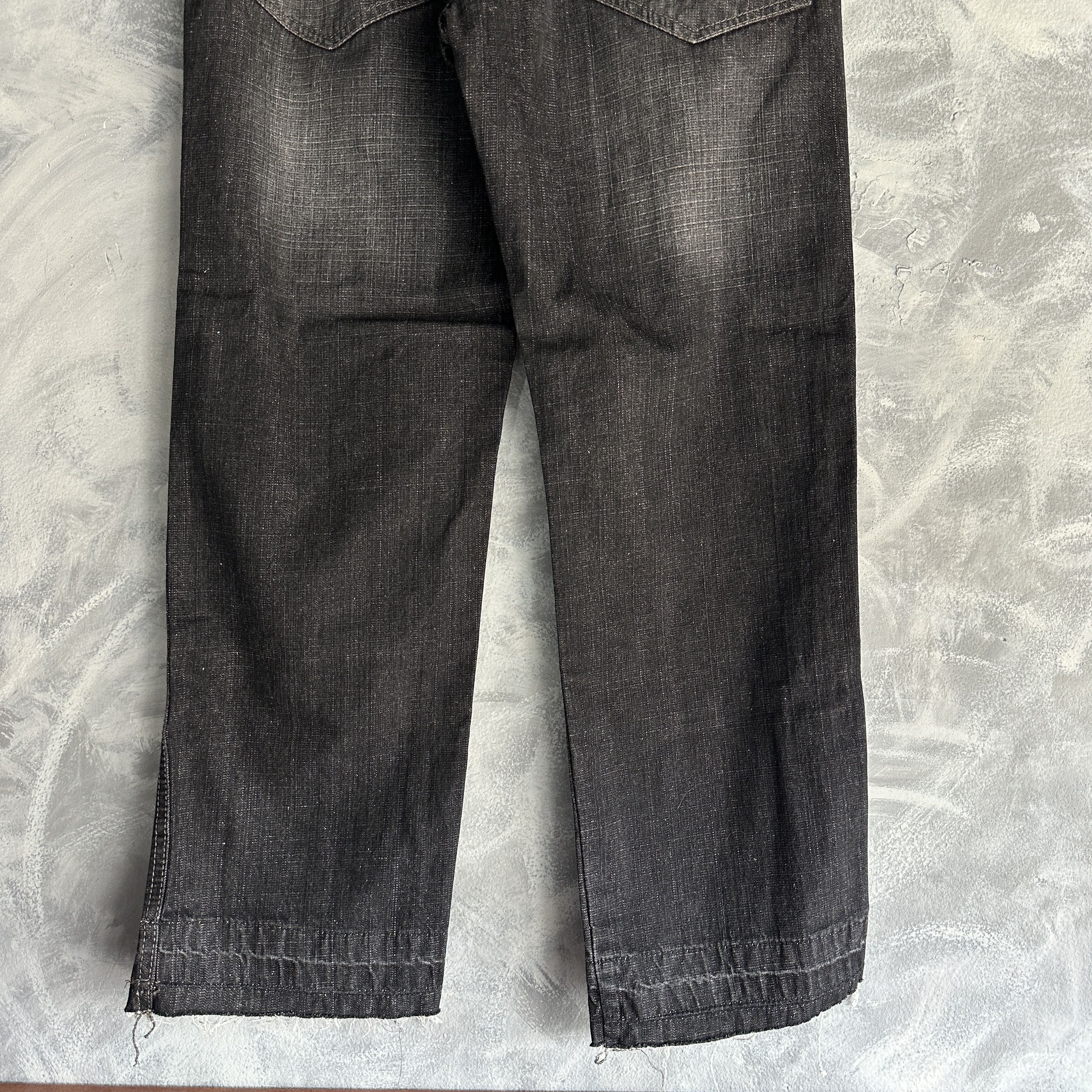 Southpole Vtg Southpole Jeans Mens Black Denim Pants Y2K Baggy Relaxed Size US 34 / EU 50 - 7 Thumbnail