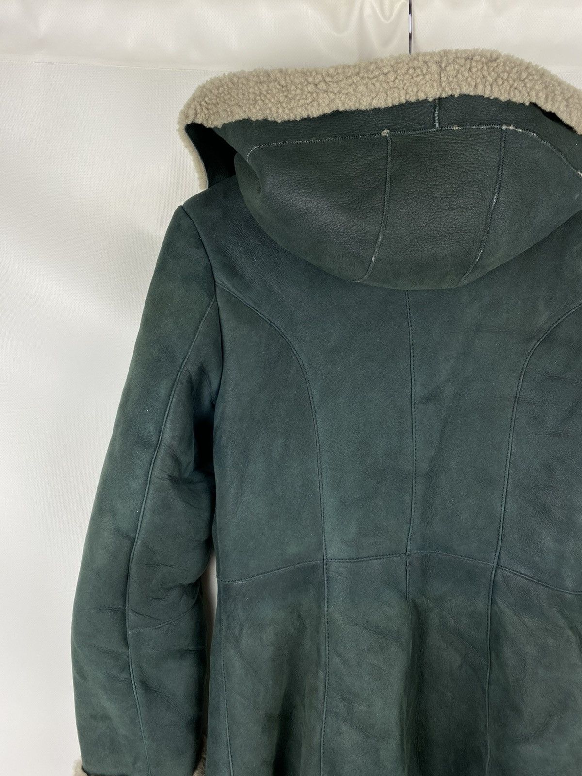 Vintage Vintage Avant-garde ladies shearling fur leather coat jacket Size S / US 4 / IT 40 - 12 Thumbnail