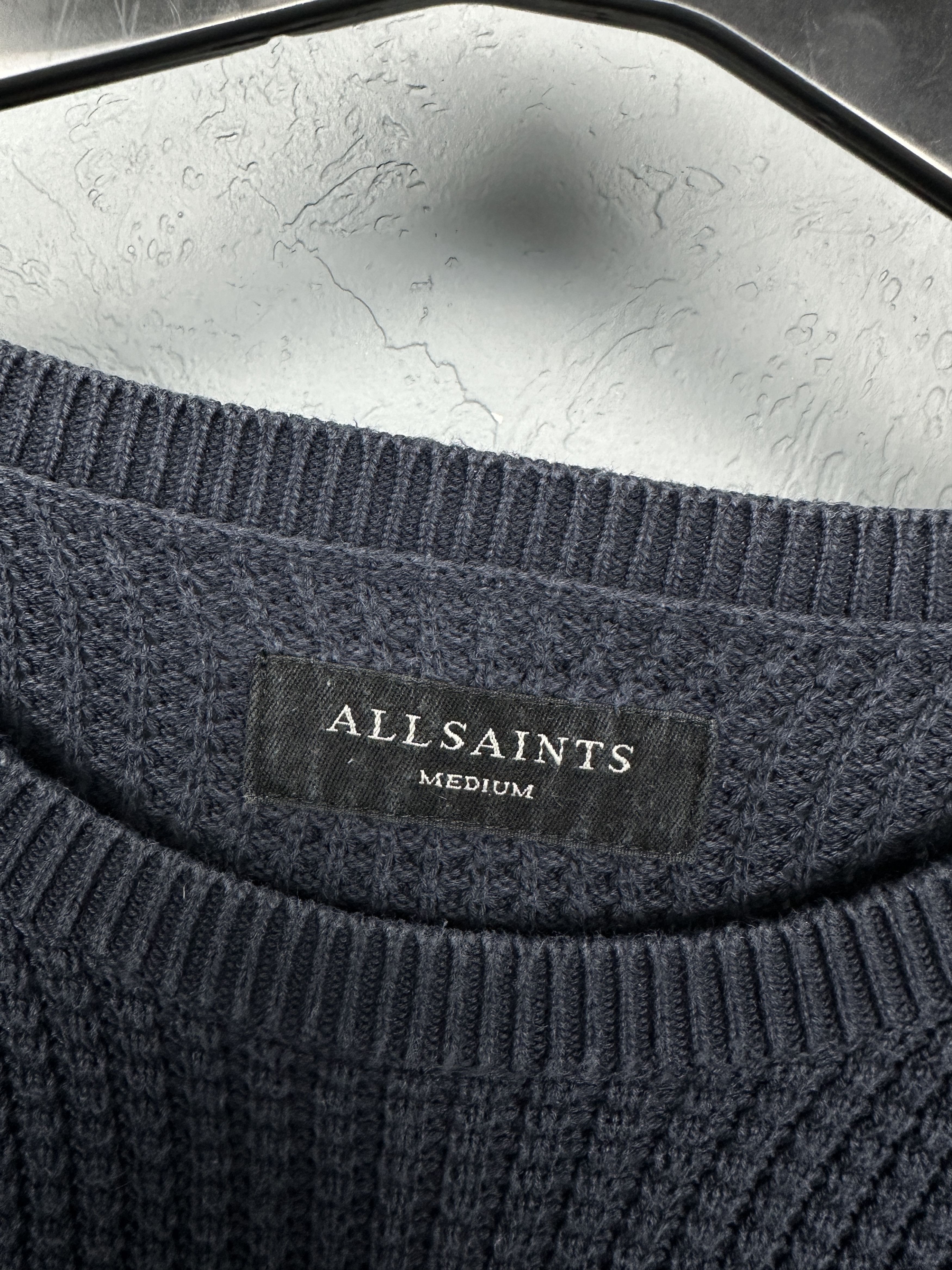 Allsaints Allsaints Wells Mens Cotton Knit Sweater Size US M / EU 48-50 / 2 - 3 Thumbnail