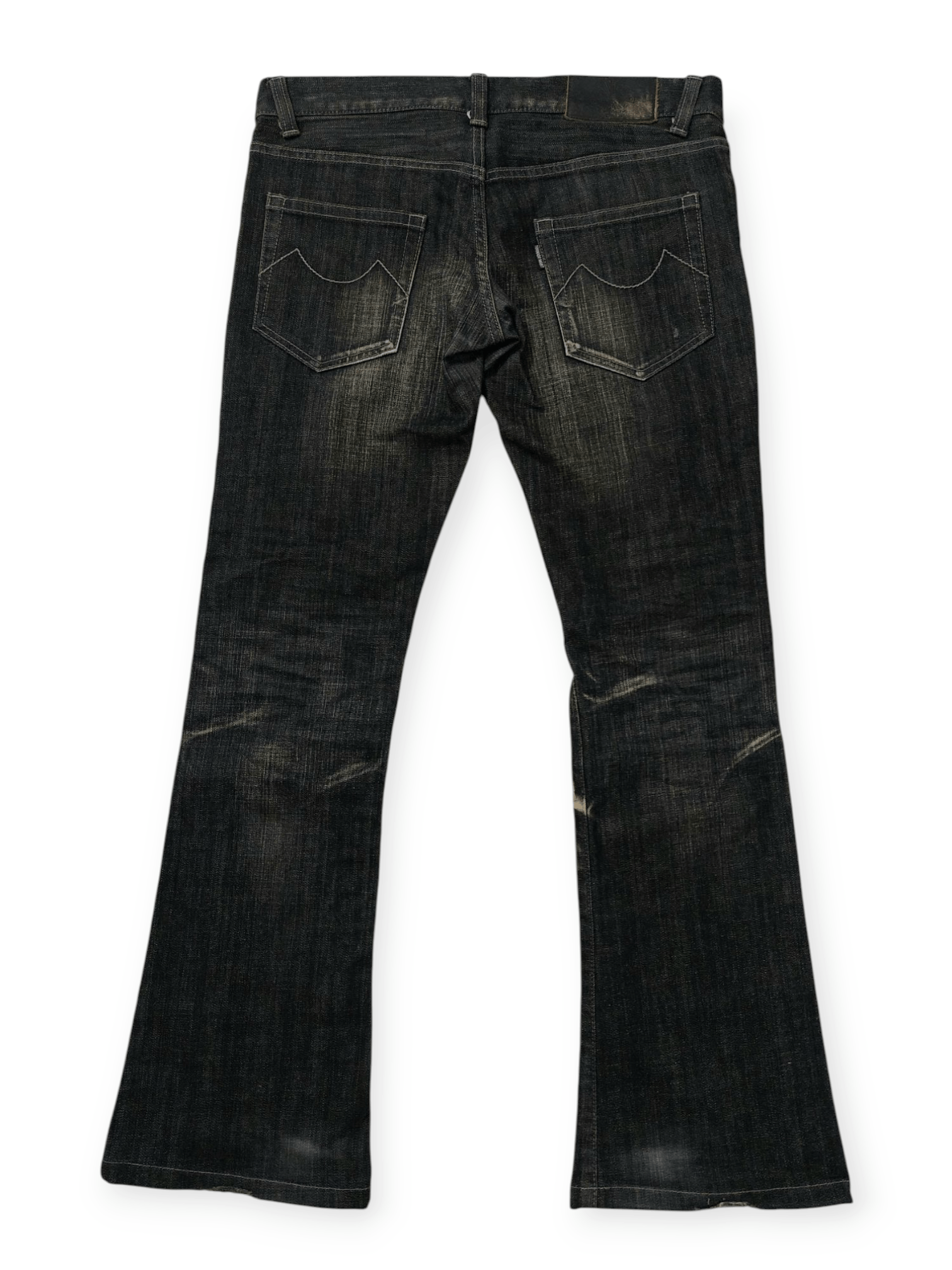 Tornado Mart 💥Tornado Mart Whiskers Super Flared Denim Size US 33 - 11 Thumbnail