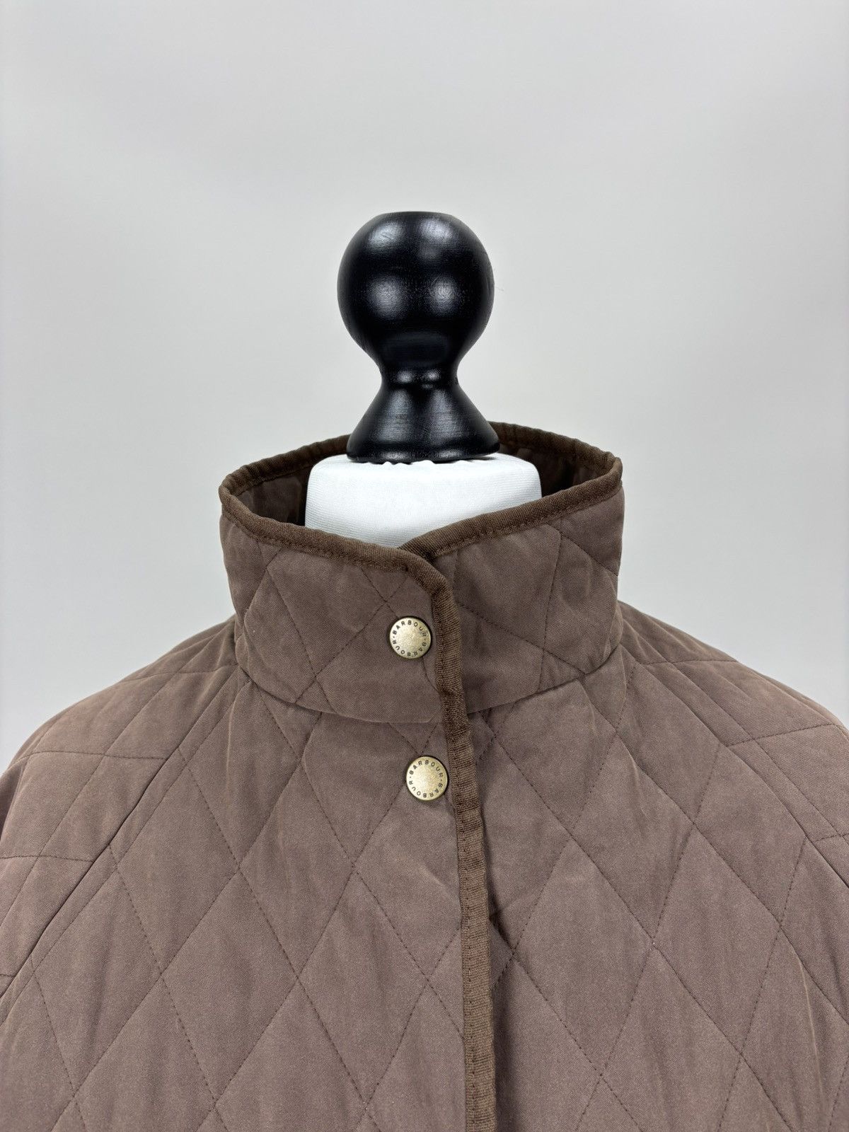 Barbour Womens quilted jacket Barbour Size 38 Color Brown Size XS / US 0-2 / IT 36-38 - 4 Thumbnail