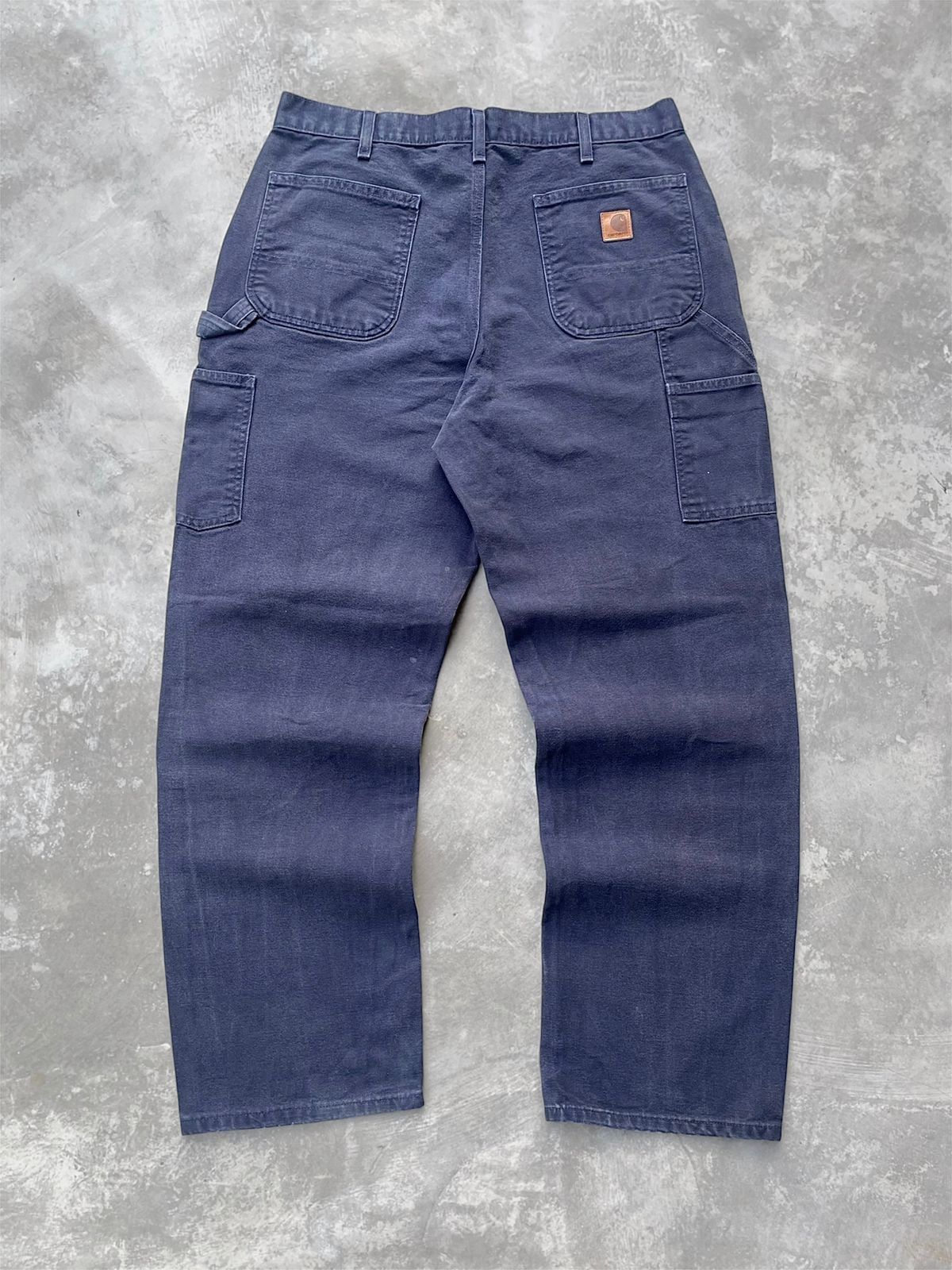 Carhartt Faded Midnight Blue Carhartt Carpenter Pant 🪡Grunge Size US 36 / EU 52 - 5 Thumbnail