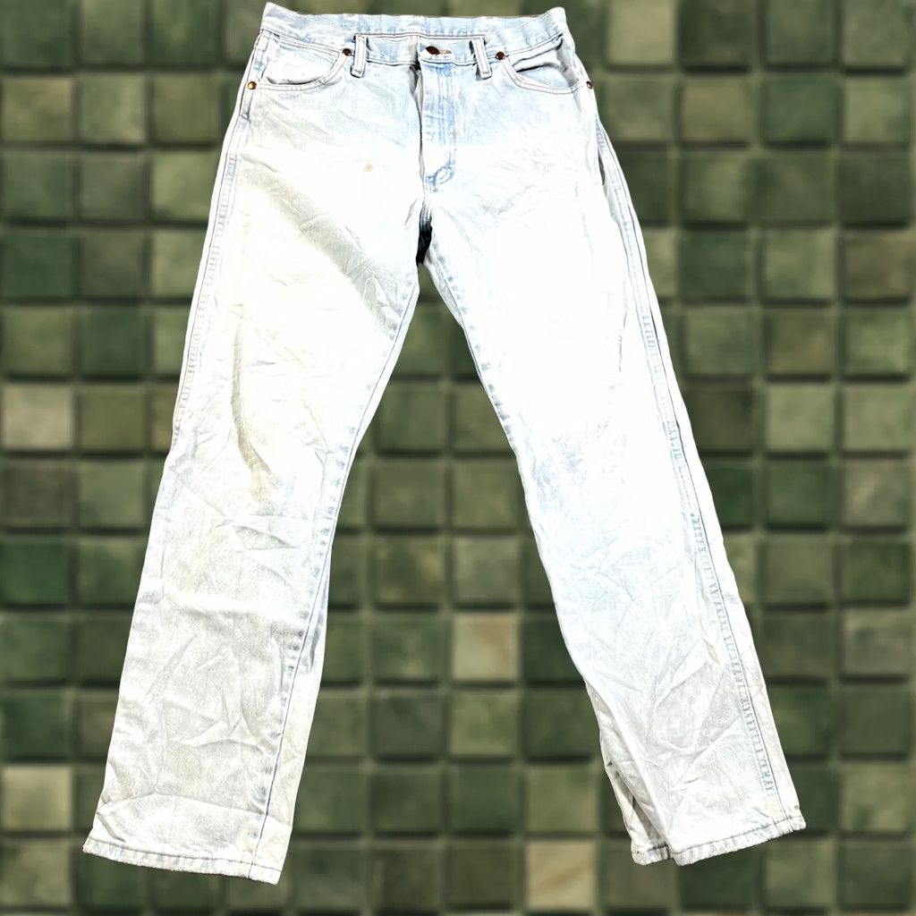 Wrangler Wrangler Cowboy Cut Jeans Mens 32x32 Blue Denim 5-Pockets Straight Streetwear Size US 32 / EU 48 - 1 Thumbnail