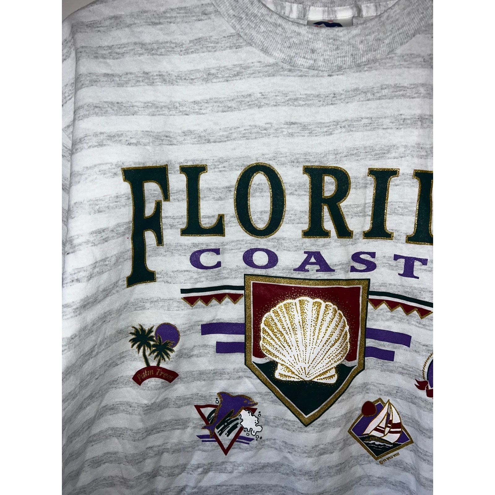 Vintage Vintage Florida Shirt Coast FL Sailor Club Tee VTG 90s L Size US L / EU 52-54 / 3 - 2 Thumbnail