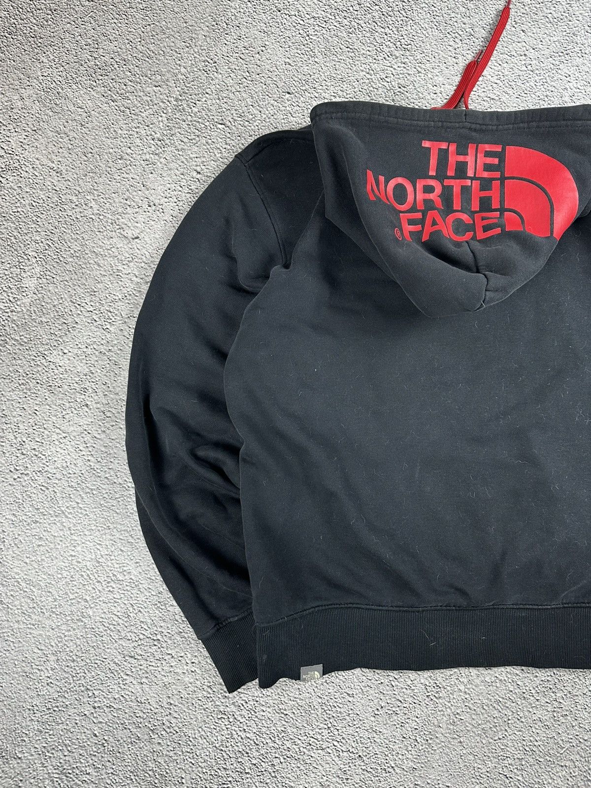 The North Face × Vintage Vintage The North Face Hoodie Faded Distressed Big Logo Y2K Size US L / EU 52-54 / 3 - 7 Thumbnail
