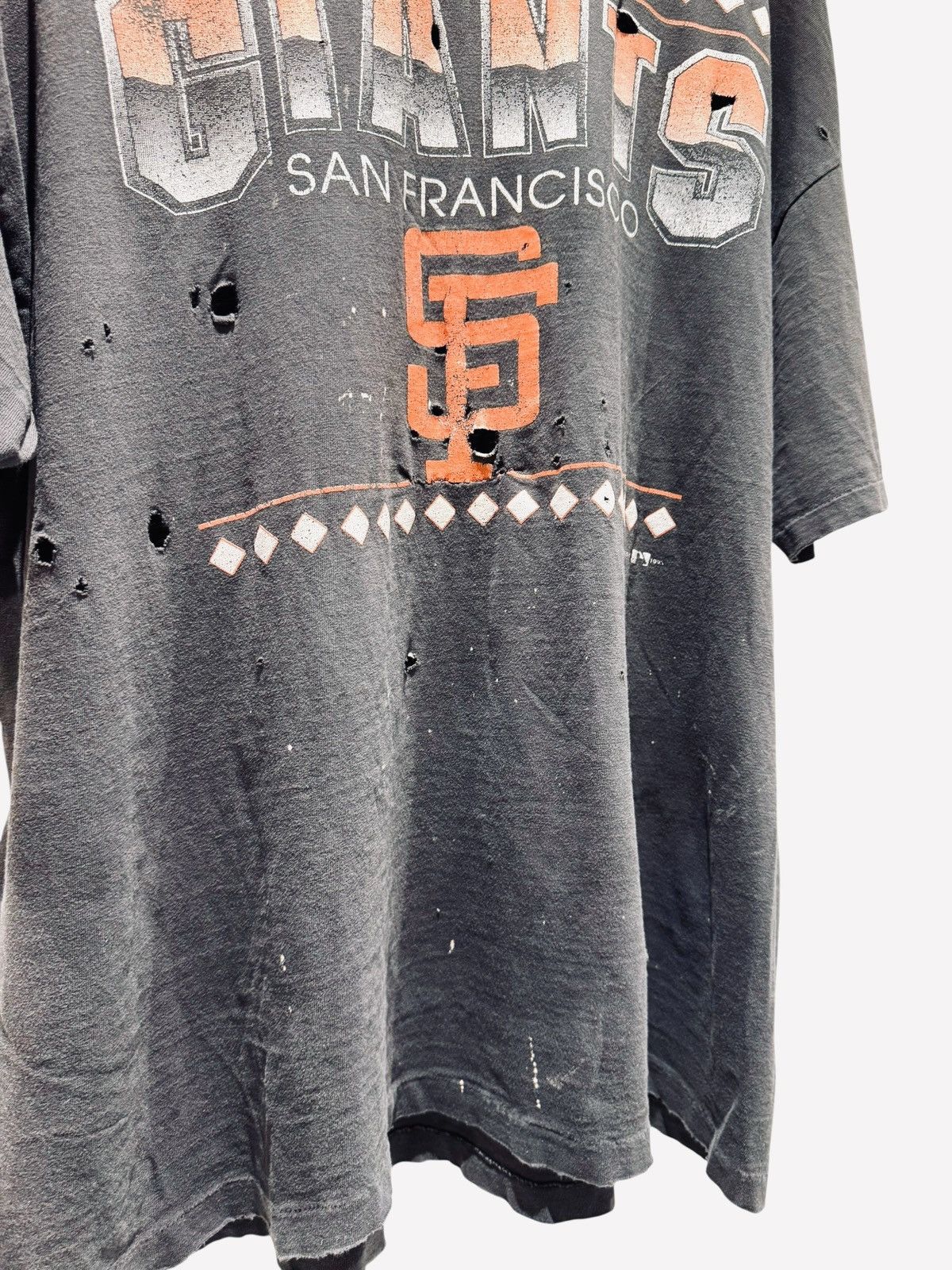 MLB Thrashed and Faded Vintage San Francisco Giants Tee Size US XXL / EU 58 / 5 - 5 Thumbnail