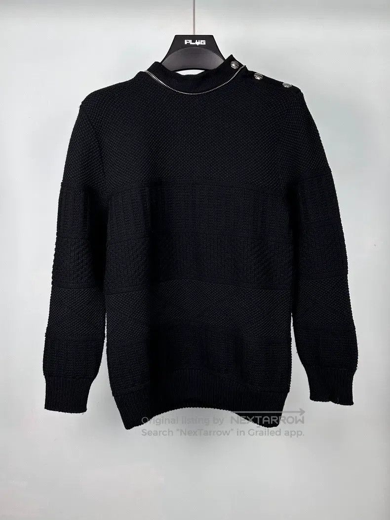 Givenchy Givenchy High Neck Zip-Up Knit Sweater Size US L / EU 52-54 / 3 - 3 Thumbnail