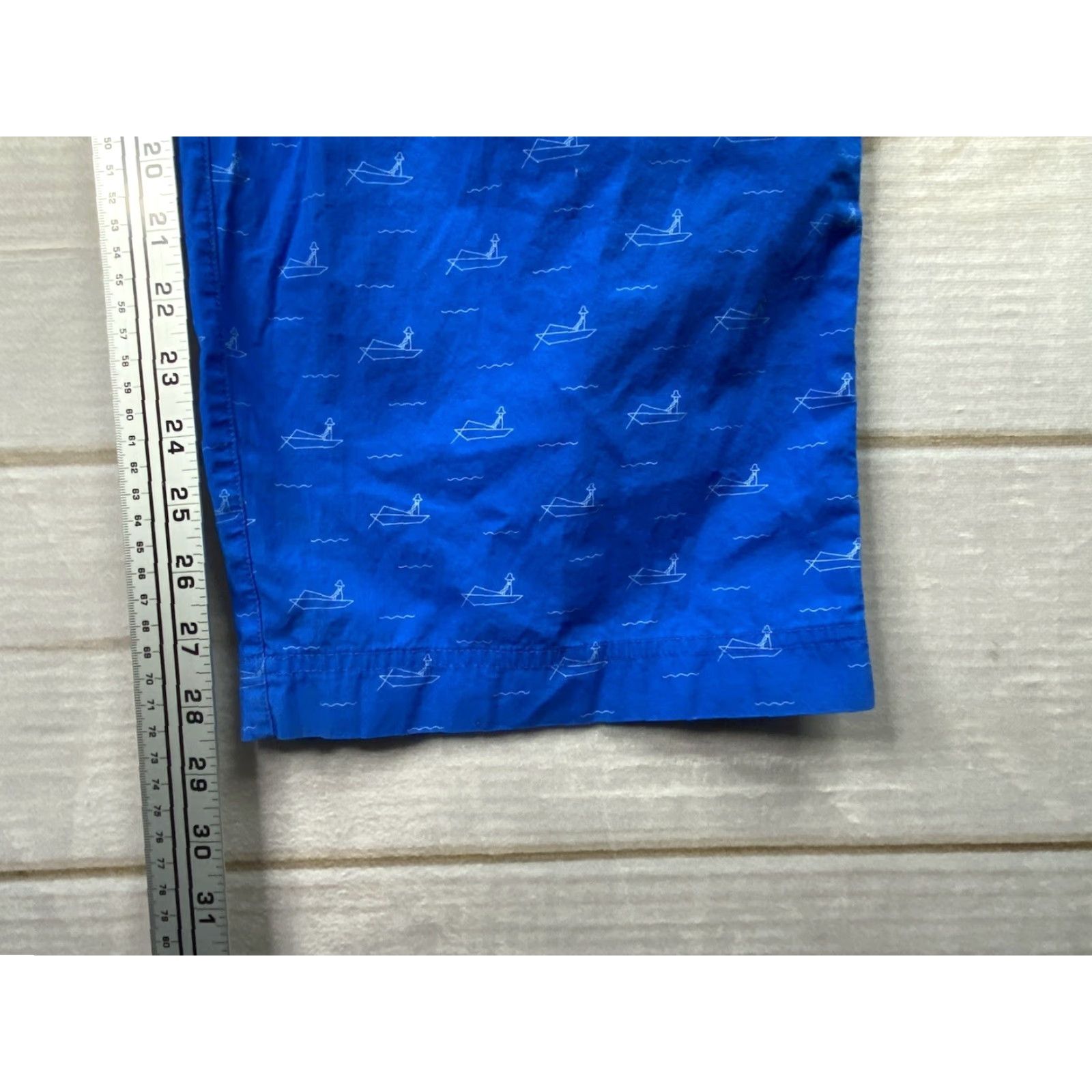 Stafford Stafford Men’s Sleep Pants XL Regular Blue Fishing Pockets 100% Cotton Pants Mens XL Blue Fishing Sleep Pants Size US 36 / EU 52 - 4 Thumbnail