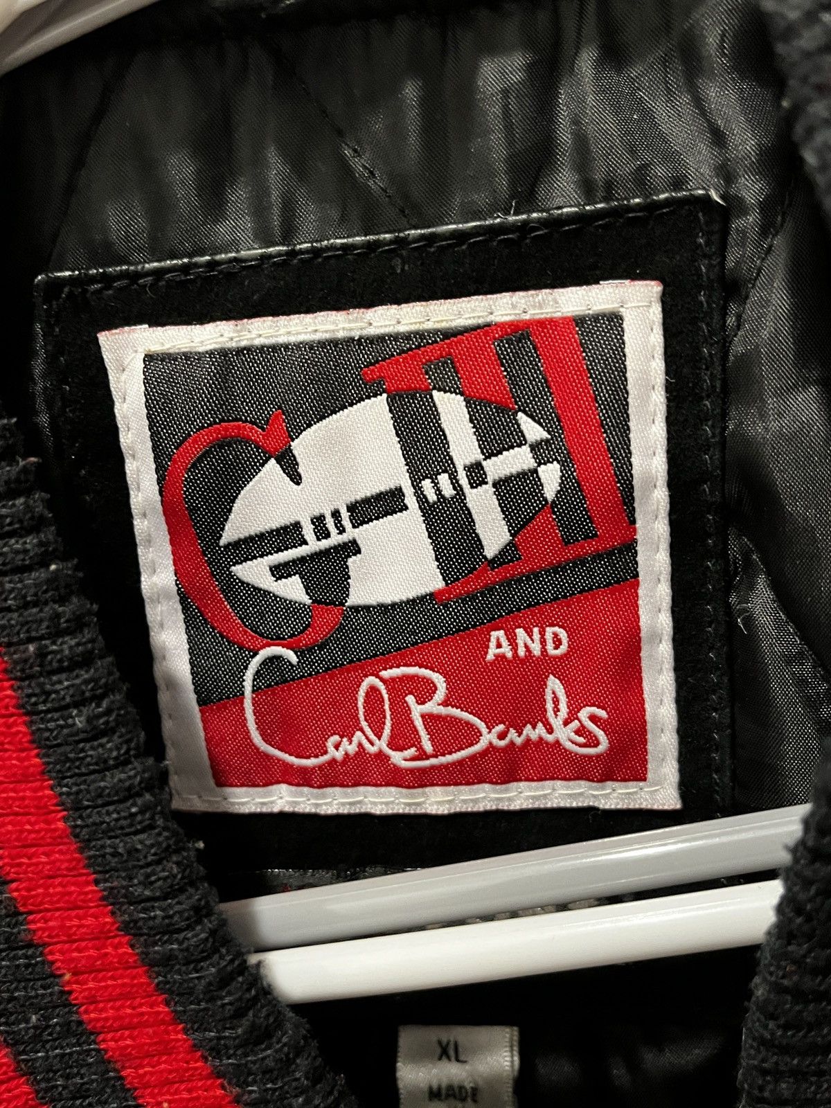 NFL Vintage Wilsons Leather x Carl Banks Atlanta Falcons Jacket Size US XL / EU 56 / 4 - 18 Thumbnail
