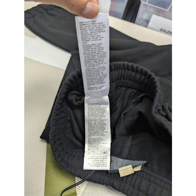 Gucci o1rshd1 Light Felted Cotton Jersey Jogging Pant in Black Size US 38 / EU 54 - 18 Thumbnail