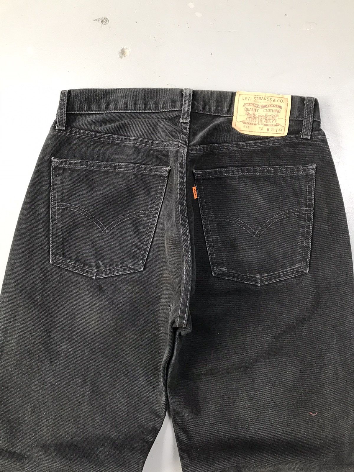 Levi's × Vintage Vintage Levi’s 614 orange tab street fit denim Size US 32 / EU 48 - 9 Thumbnail