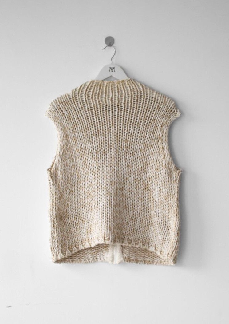 Sportmax ITALIAN LABEL early 2000s KNITTED YARN ZIPPED VEST GILET Size L / US 10 / IT 46 - 2 Thumbnail