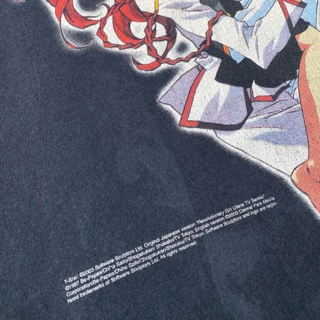 Anime Vintage 2003 Revolutionary Girl Utena T-Shirt XL anime manga Size US XL / EU 56 / 4 - 4 Thumbnail