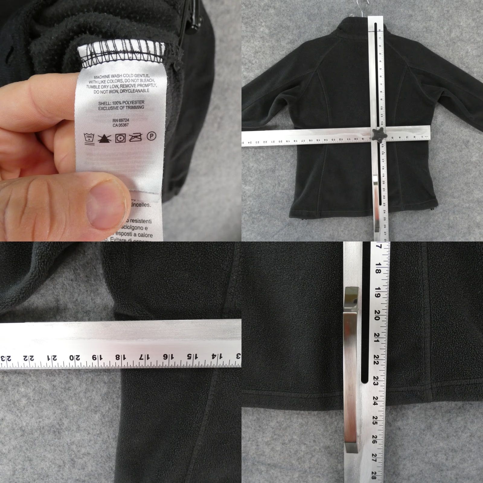 Logo 7 Columbia Jacket Womens Gray Zip Up Fleece Pockets Logo Medium Redefined for Search Size M / US 6-8 / IT 42-44 - 8 Thumbnail