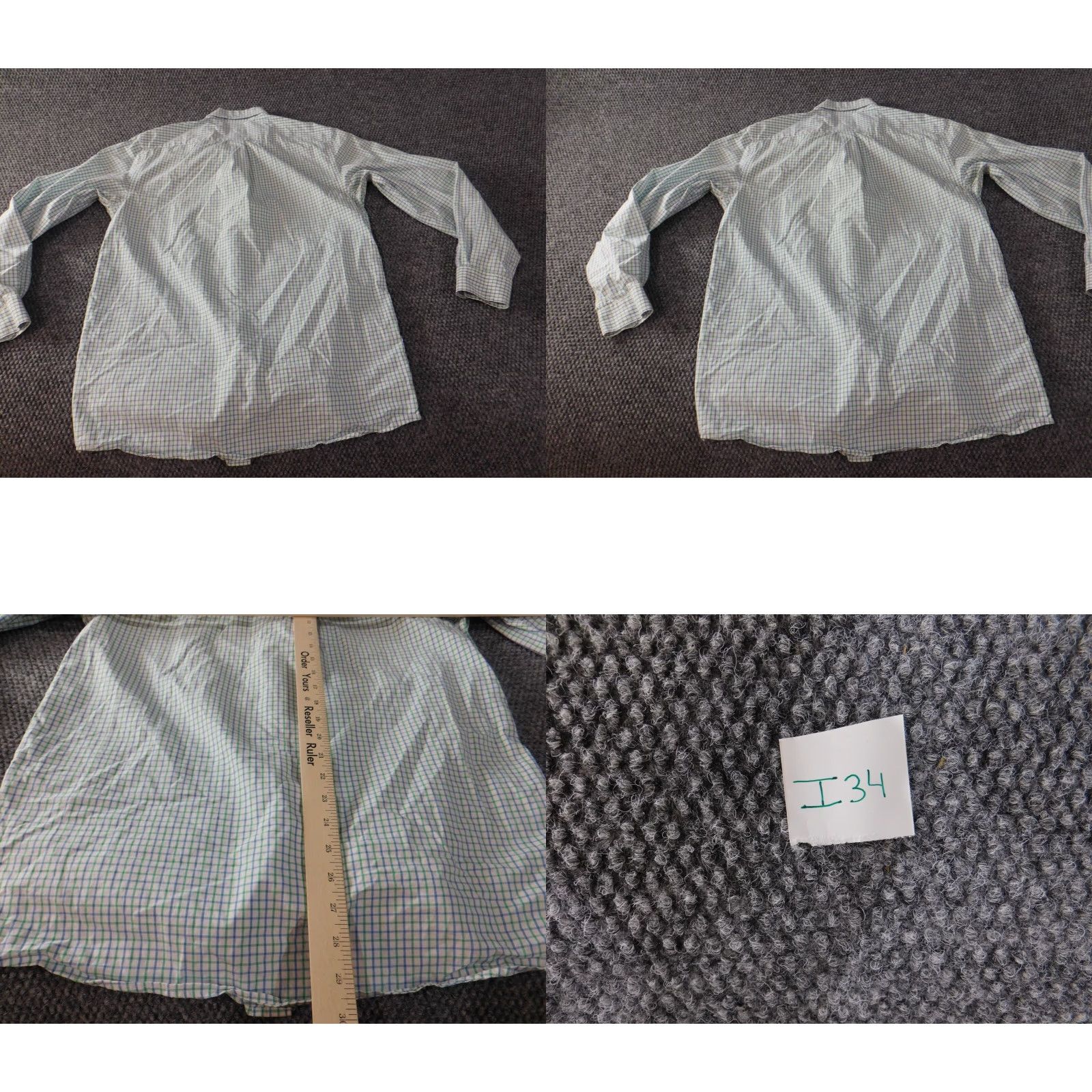 Vineyard Vines Vineyard Vines Shirt Womens XL Green Plaid Button-Up Long Sleeve Collared Cotton Rayon Casual Whale Logo Womens Size XL / US 12-14 / IT 48-50 - 8 Thumbnail