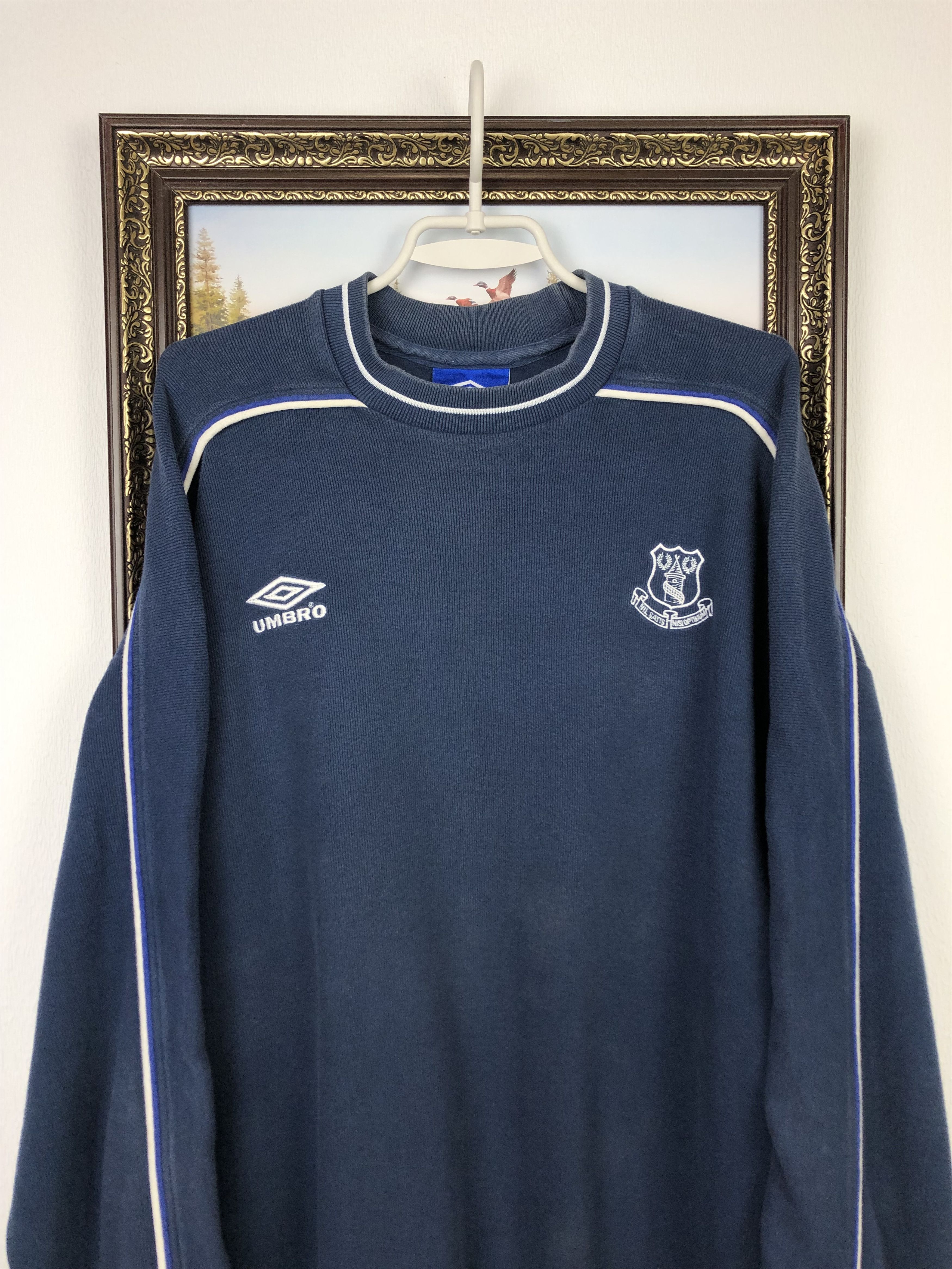 Umbro Vintage 90's Umbro Everton Football Sweatshirt Soccer Mens Size US L / EU 52-54 / 3 - 2 Thumbnail