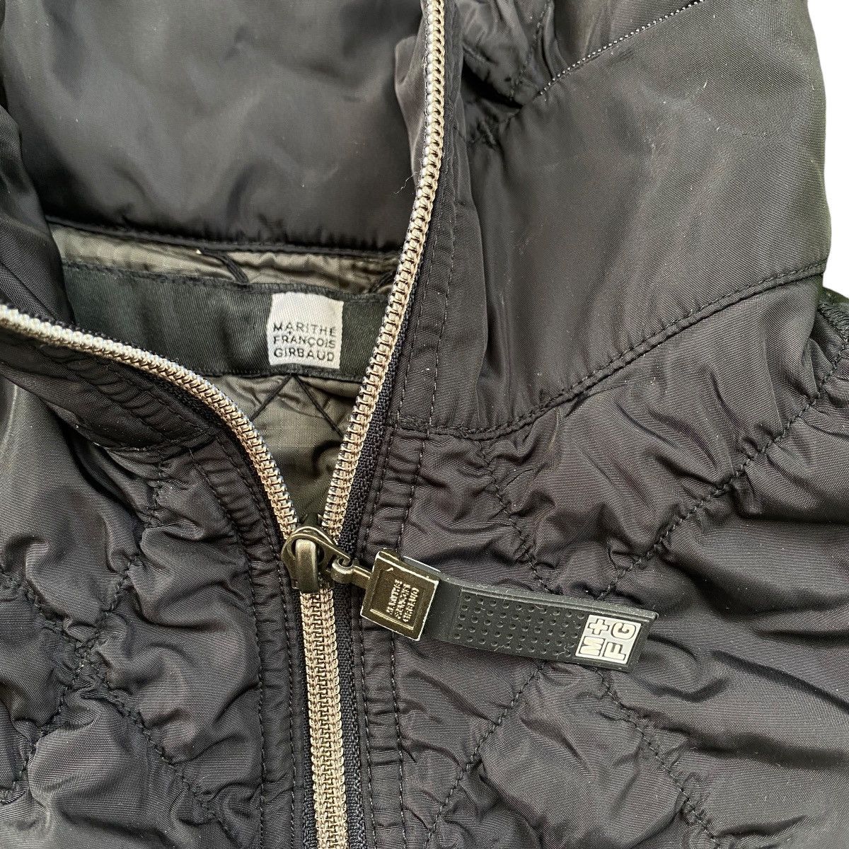 Marithe + Francois Girbaud Vintage Marithe Francois Girbaud Black Hoodie Jacket Size M / US 6-8 / IT 42-44 - 3 Thumbnail