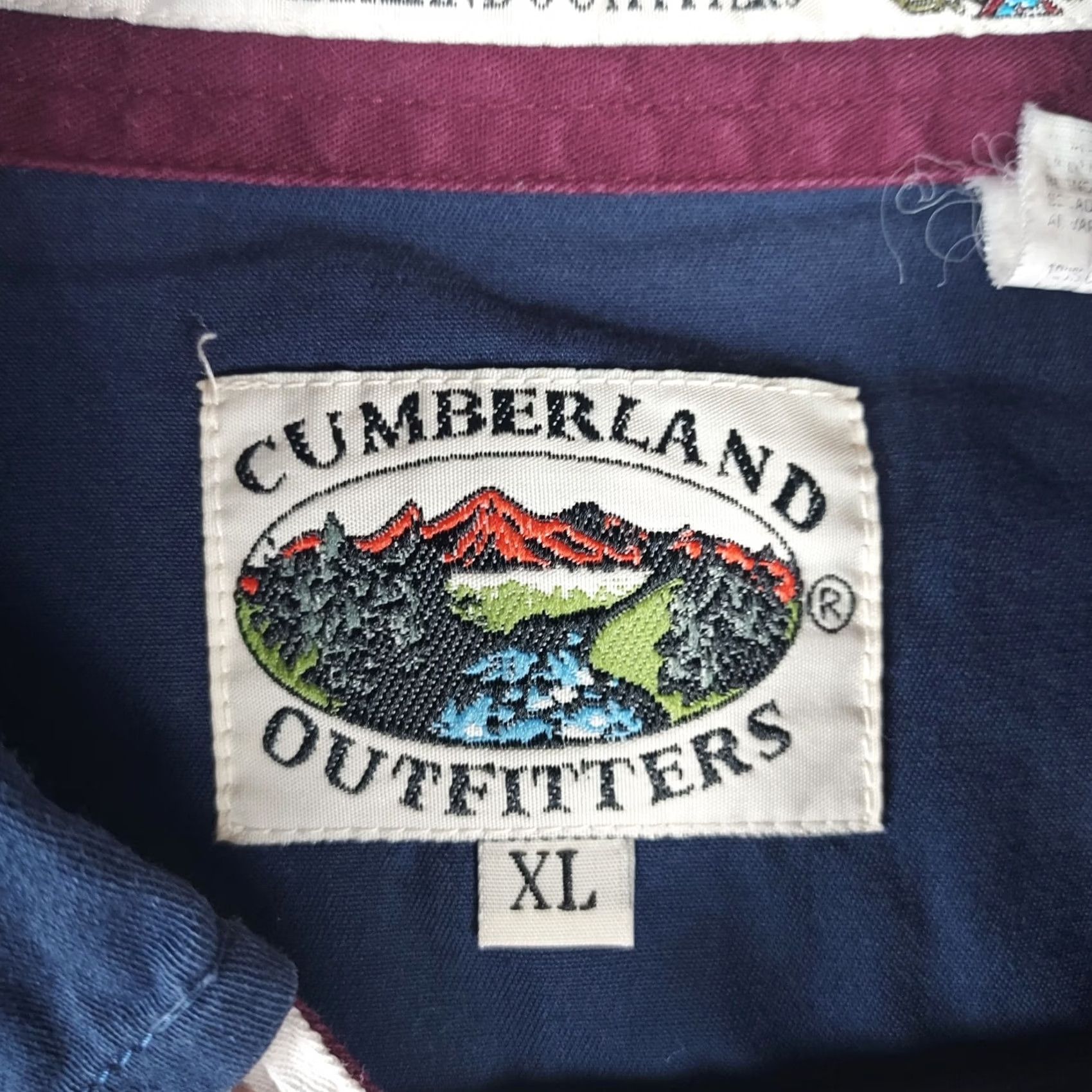 Vintage VINTAGE Cumberland Outfitters XL Men’s Aztec Stripe Western Rodeo Shirt Short Sleeve Cot Size US XL / EU 56 / 4 - 3 Thumbnail