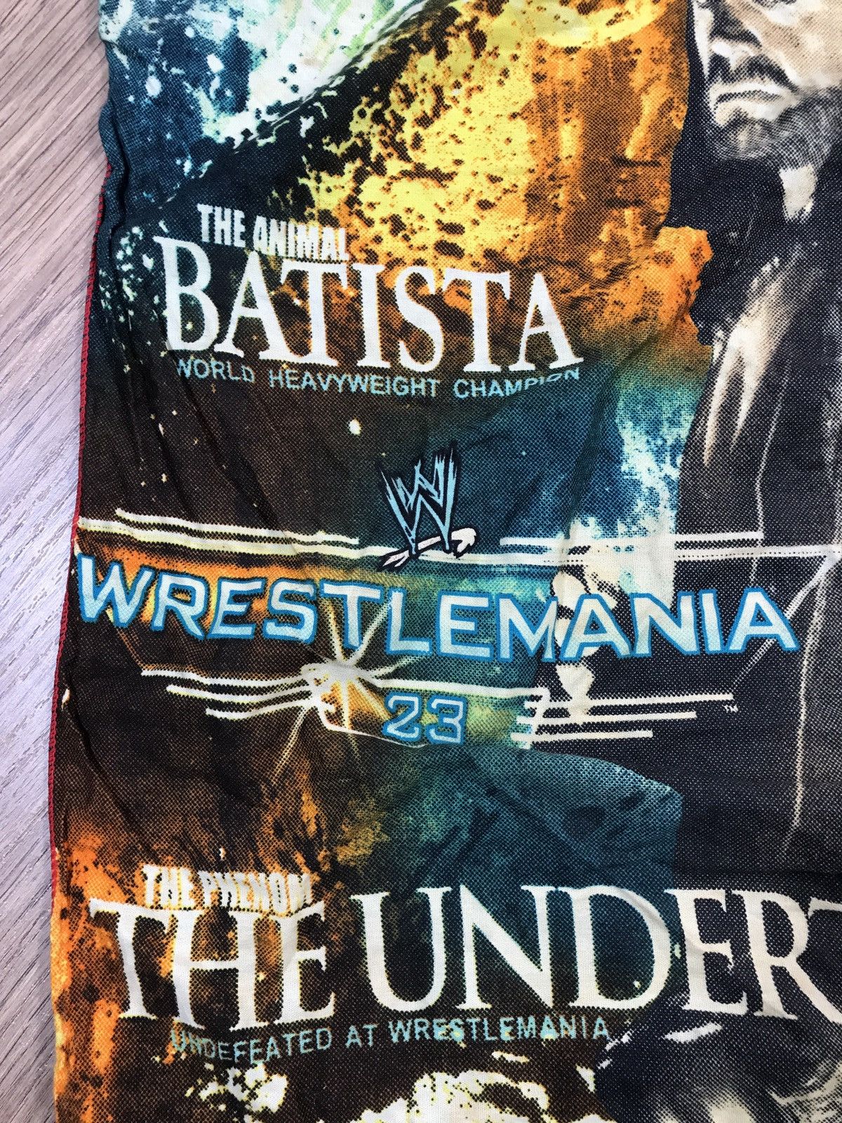 Vintage × WWE × WWF Vintage Bandana Rare Batista Undertaker Size ONE SIZE - 8 Thumbnail