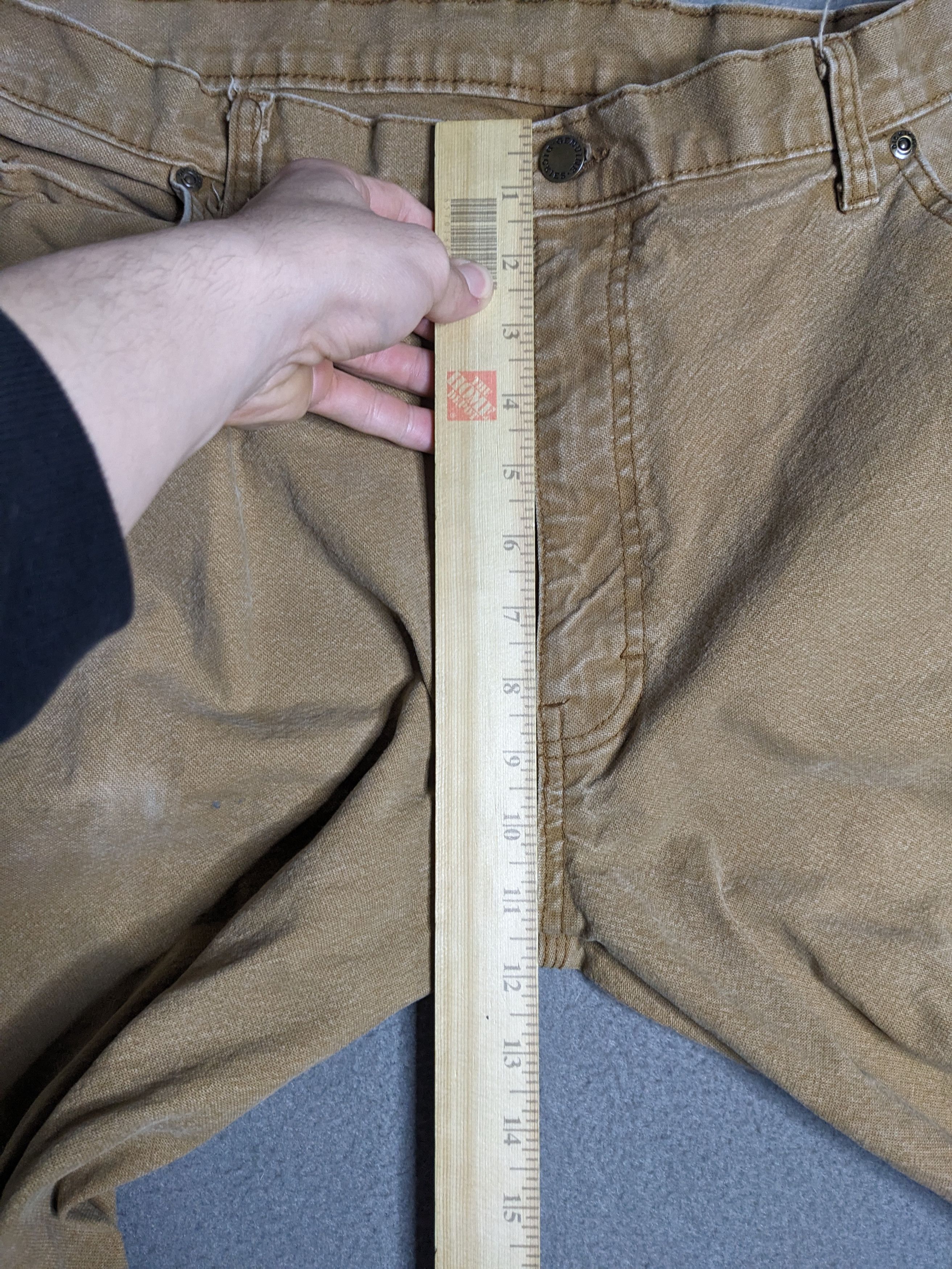 Dickies Dickies Carpenter Pants 38x30 Canvas Beige Distressed Faded Size US 38 / EU 54 - 14 Thumbnail