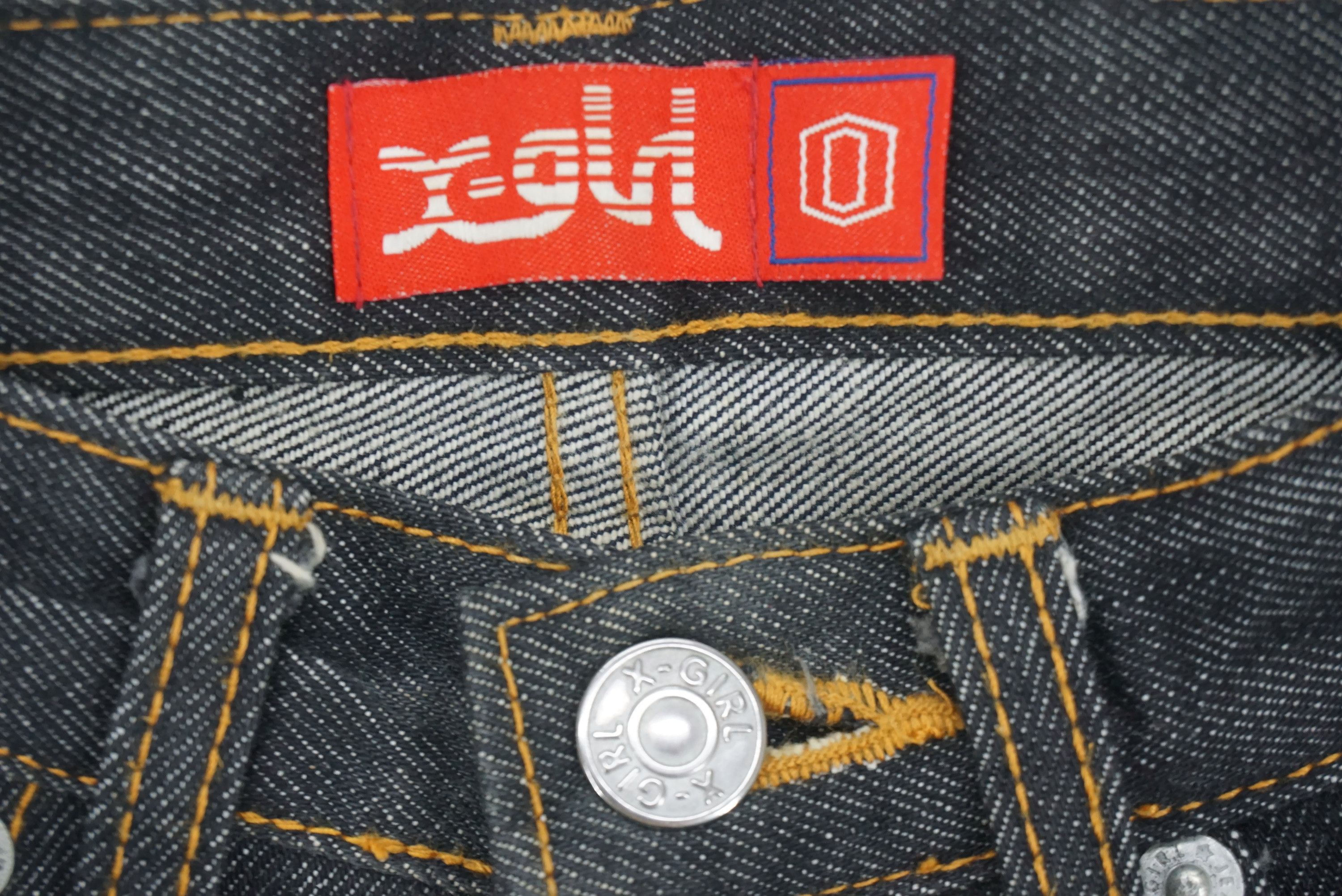 Japanese Brand X-Girl Jeans fits W27xL29 Low Rise Slim Skinny Denim Japan Size 25" / US 0 / IT 36 - 7 Thumbnail