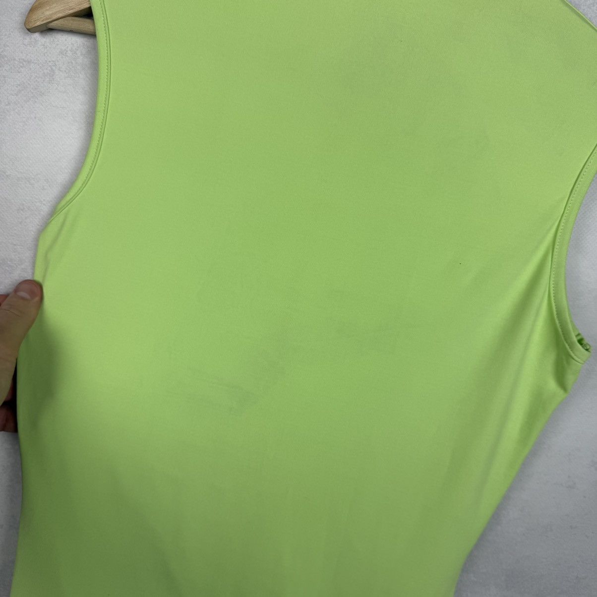Versace × Versace Jeans Couture Versace Jeans Couture Women’s Nylon Acid Green Tank Top Size L / US 10 / IT 46 - 21 Thumbnail