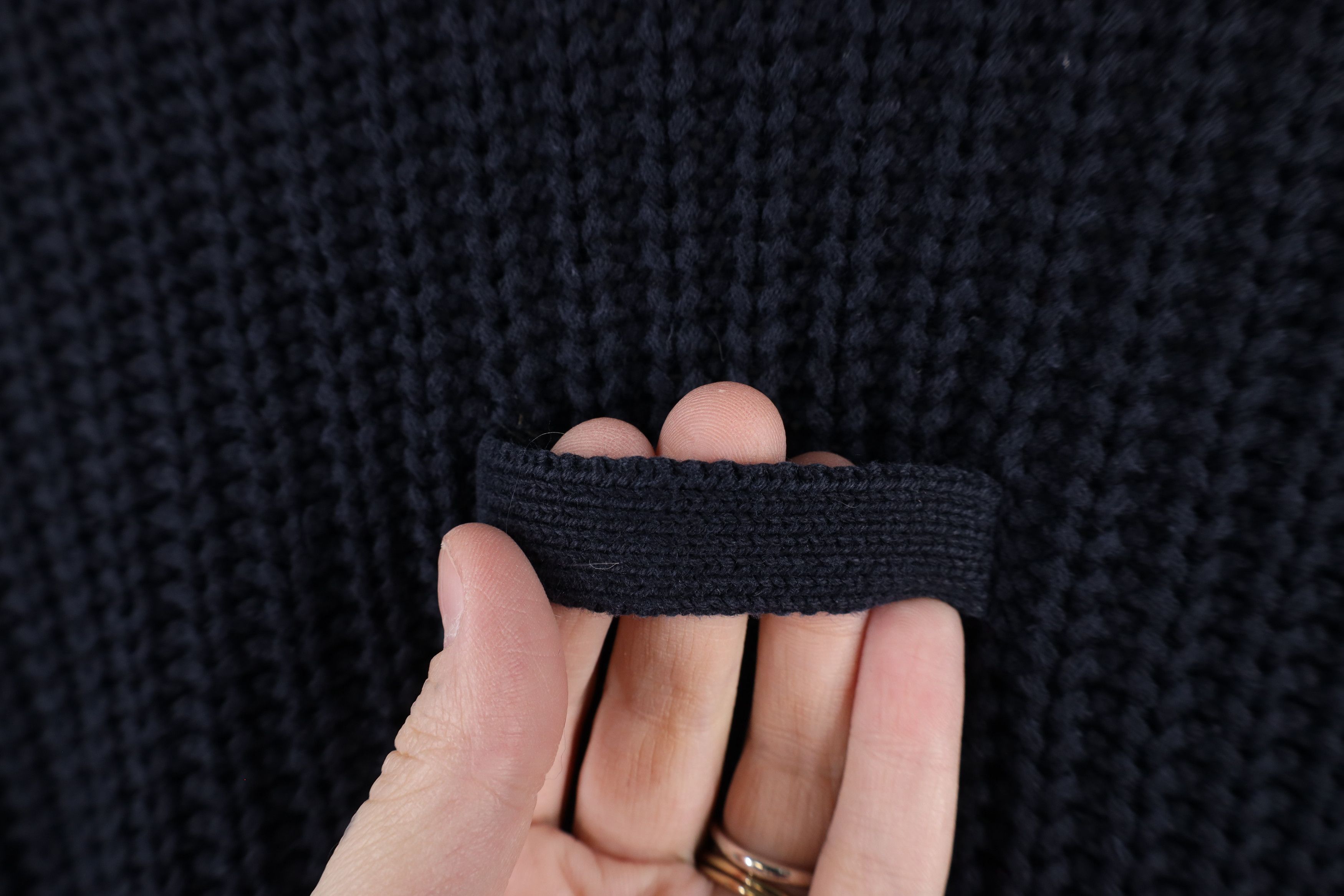 Vintage Vintage 90s Streetwear Fit Ribbed Knit Cardigan Sweater Size M / US 6-8 / IT 42-44 - 10 Thumbnail
