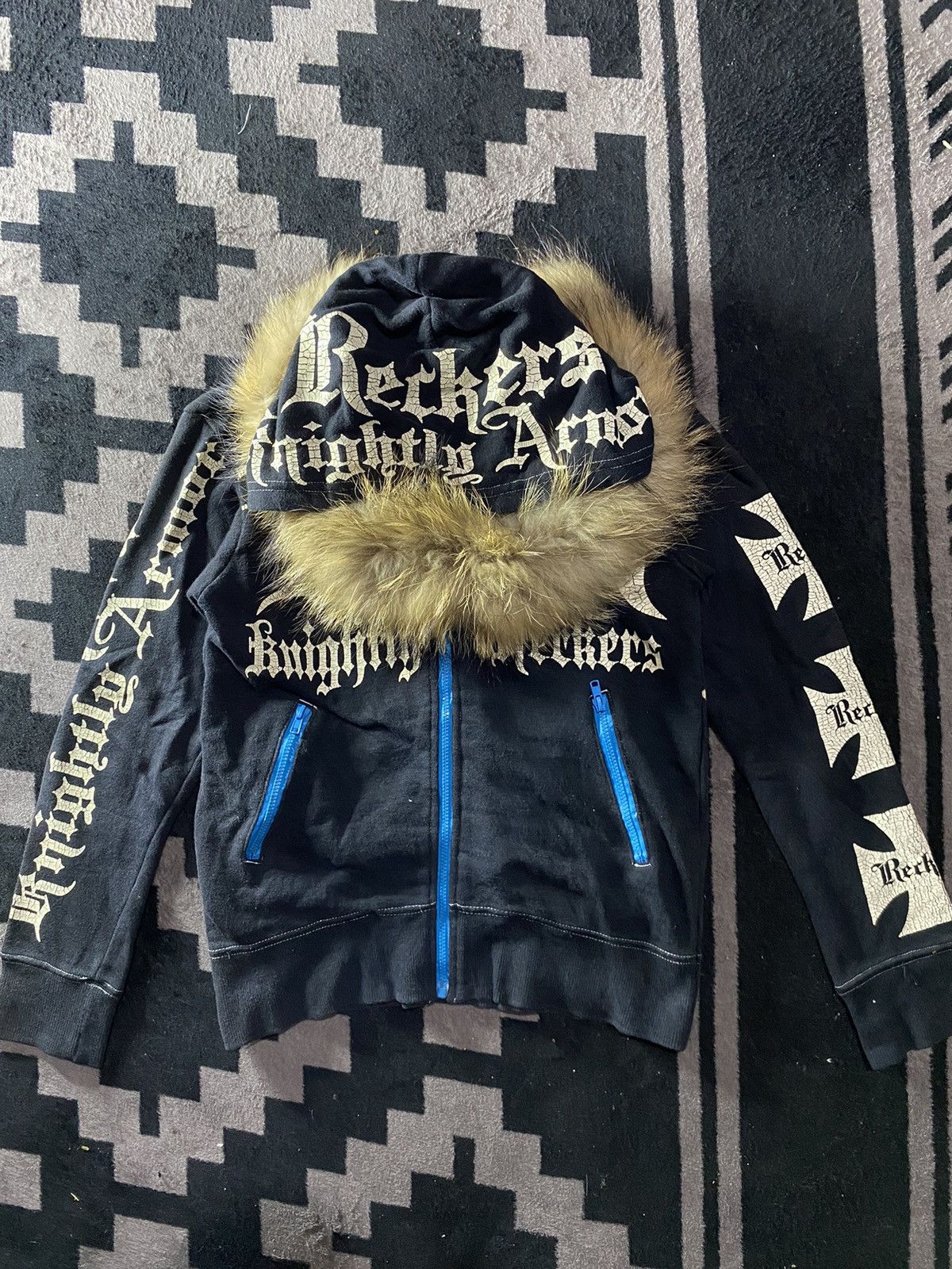 Isamu Katayama Backlash Vintage Reckers poem fur hoodie ifsixwasnine style Size US S / EU 44-46 / 1 - 8 Thumbnail