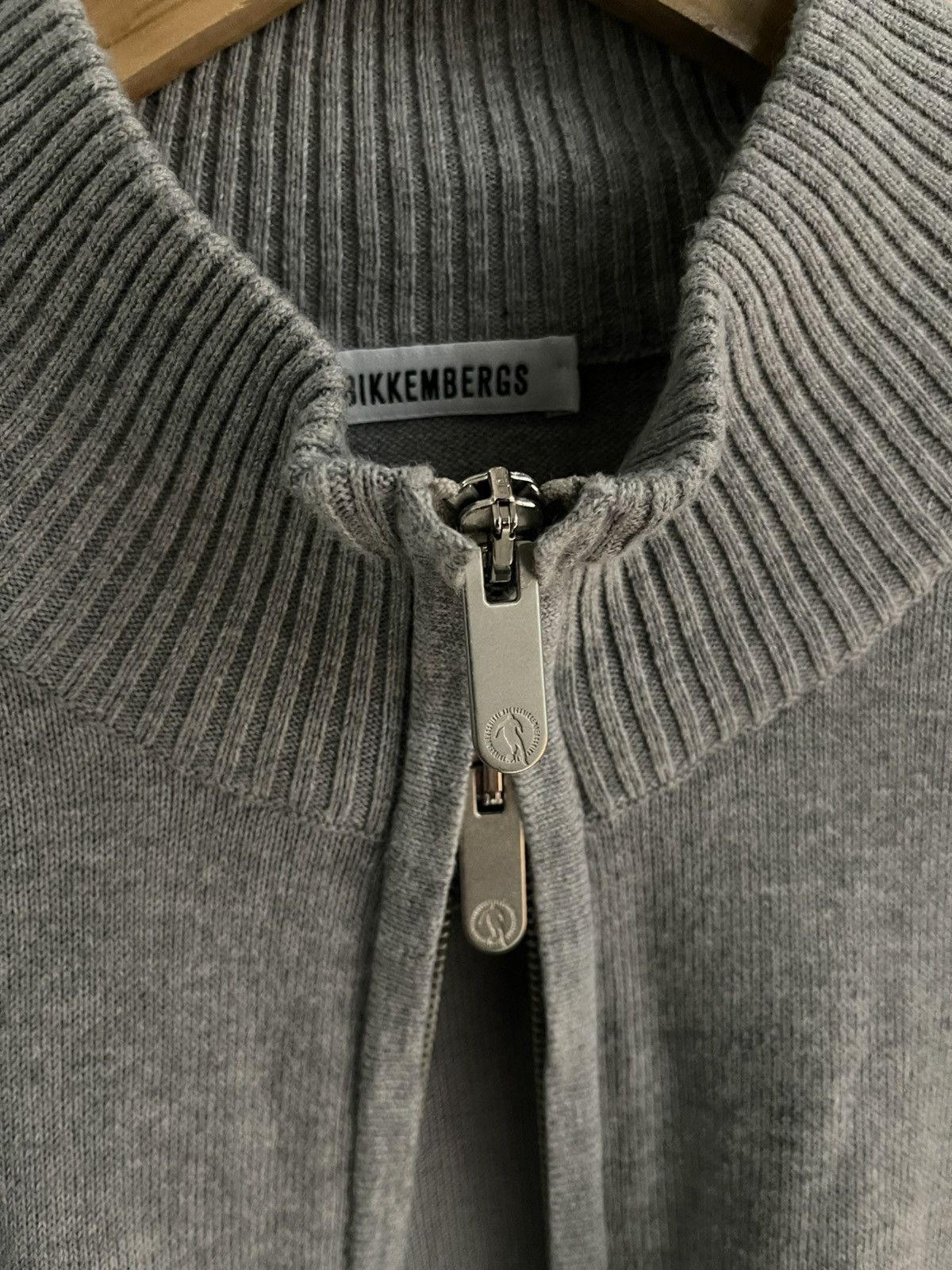 Dirk Bikkembergs Vintage Dirk Bikkembergs Zip Up Football Sweatshirt Size US L / EU 52-54 / 3 - 3 Thumbnail
