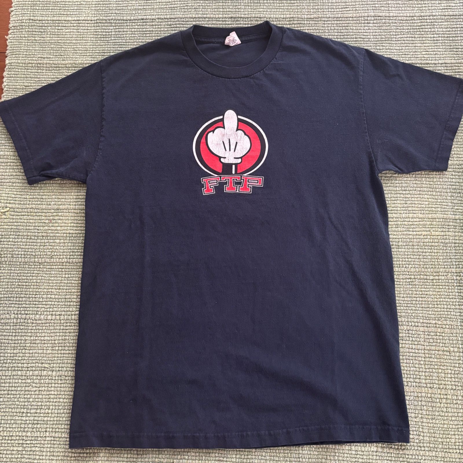 Fuck The Population Rare FTP Middle Finger Mickey Mouse F The Population Tee L Size US L / EU 52-54 / 3 - 2 Thumbnail