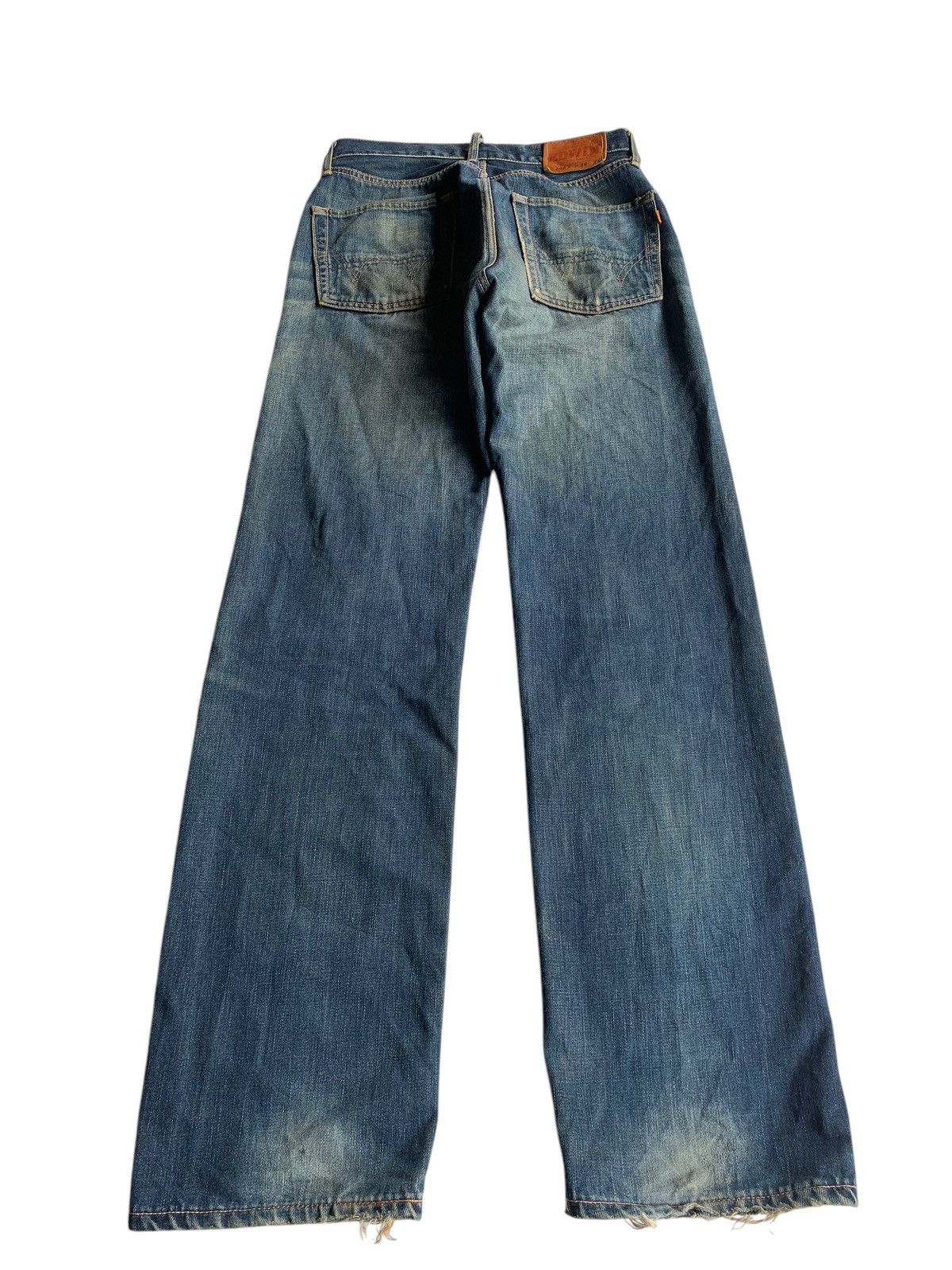 Edwin × Kapital × Vintage VINTAGE EDWIN 505X SELVEDGE JAPANESE DISTRESSED DENIM Size US 29 - 3 Thumbnail